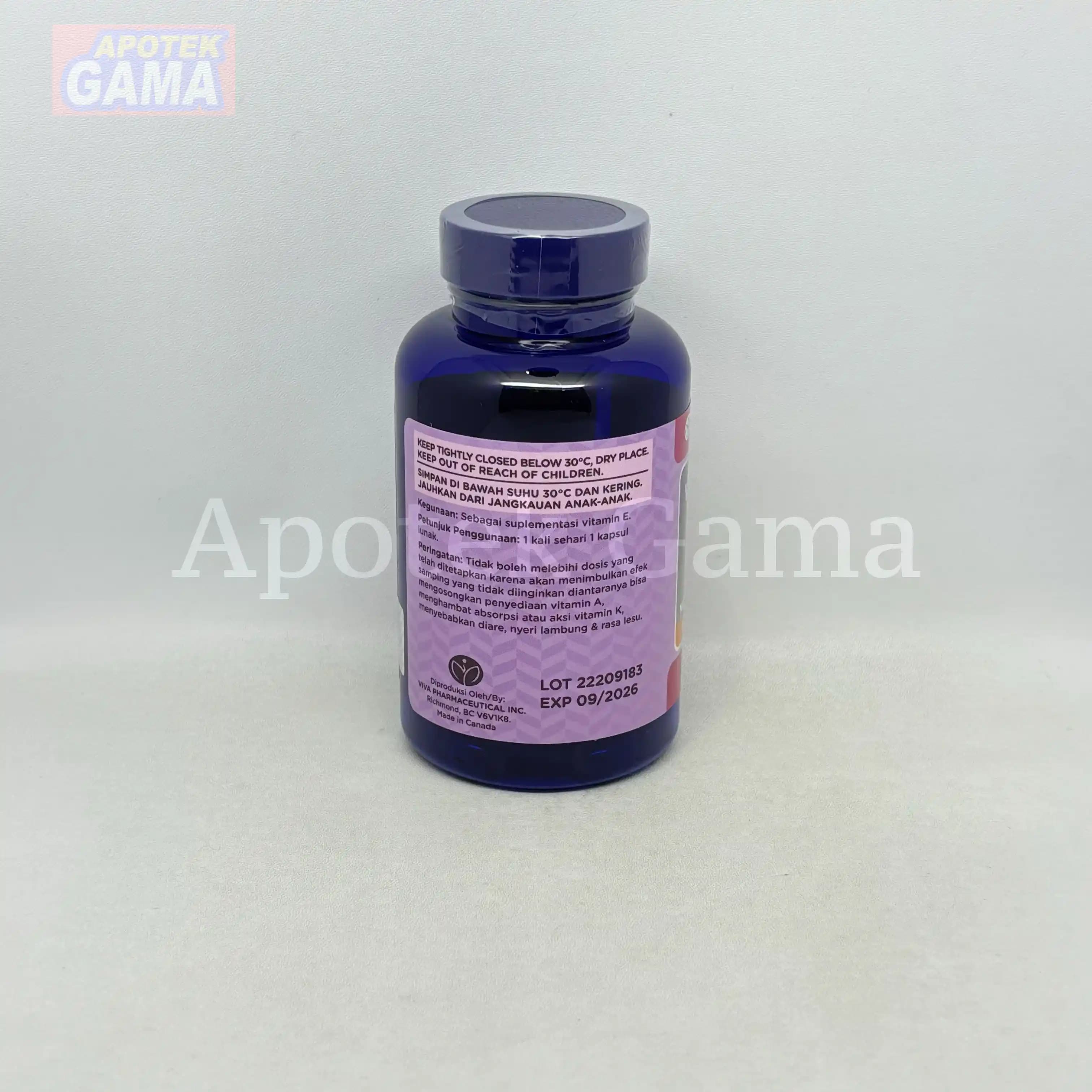 WELLNESS VITAMIN E 400I.U 60 S