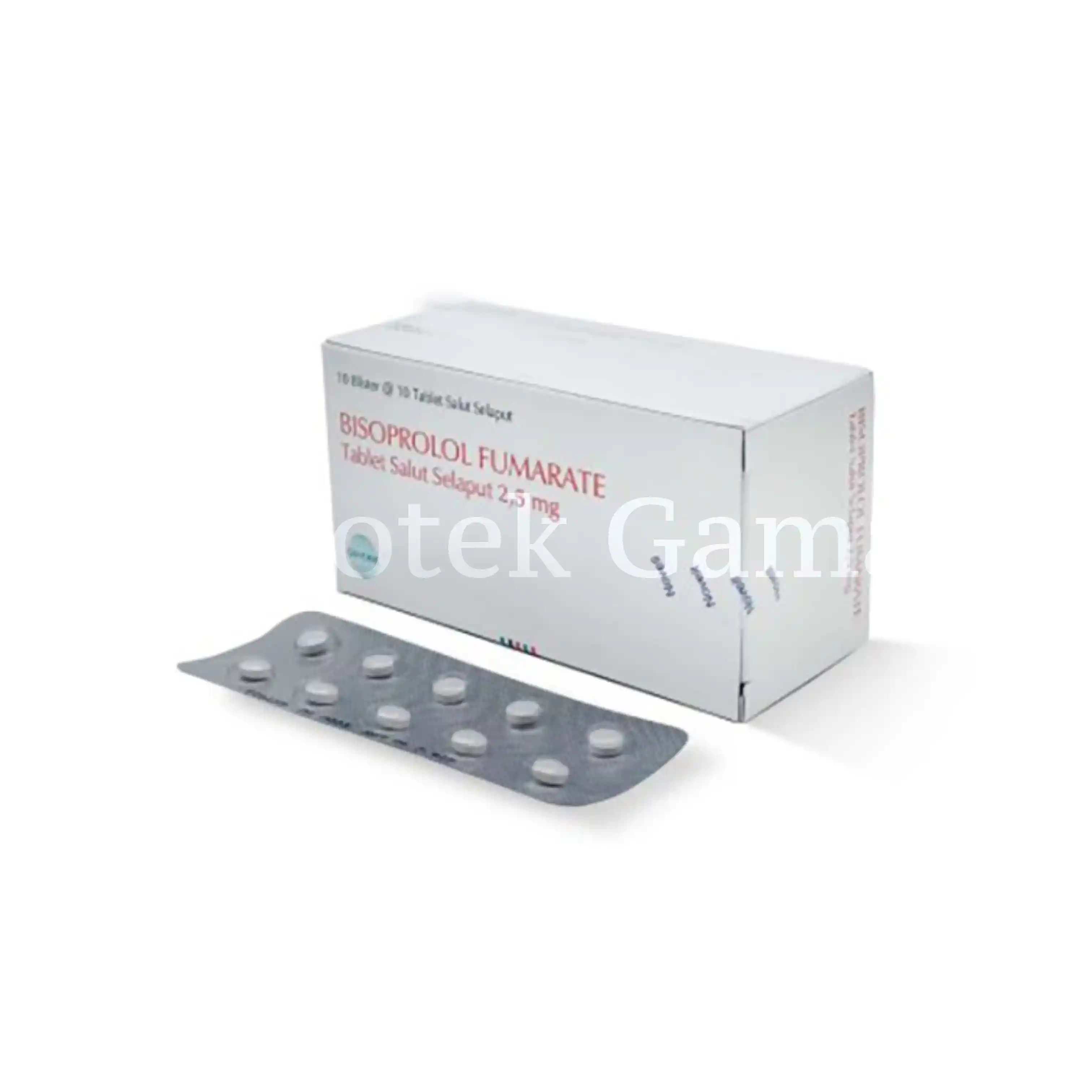 BISOPROLOL 2,5 MG TAB (GEN)
