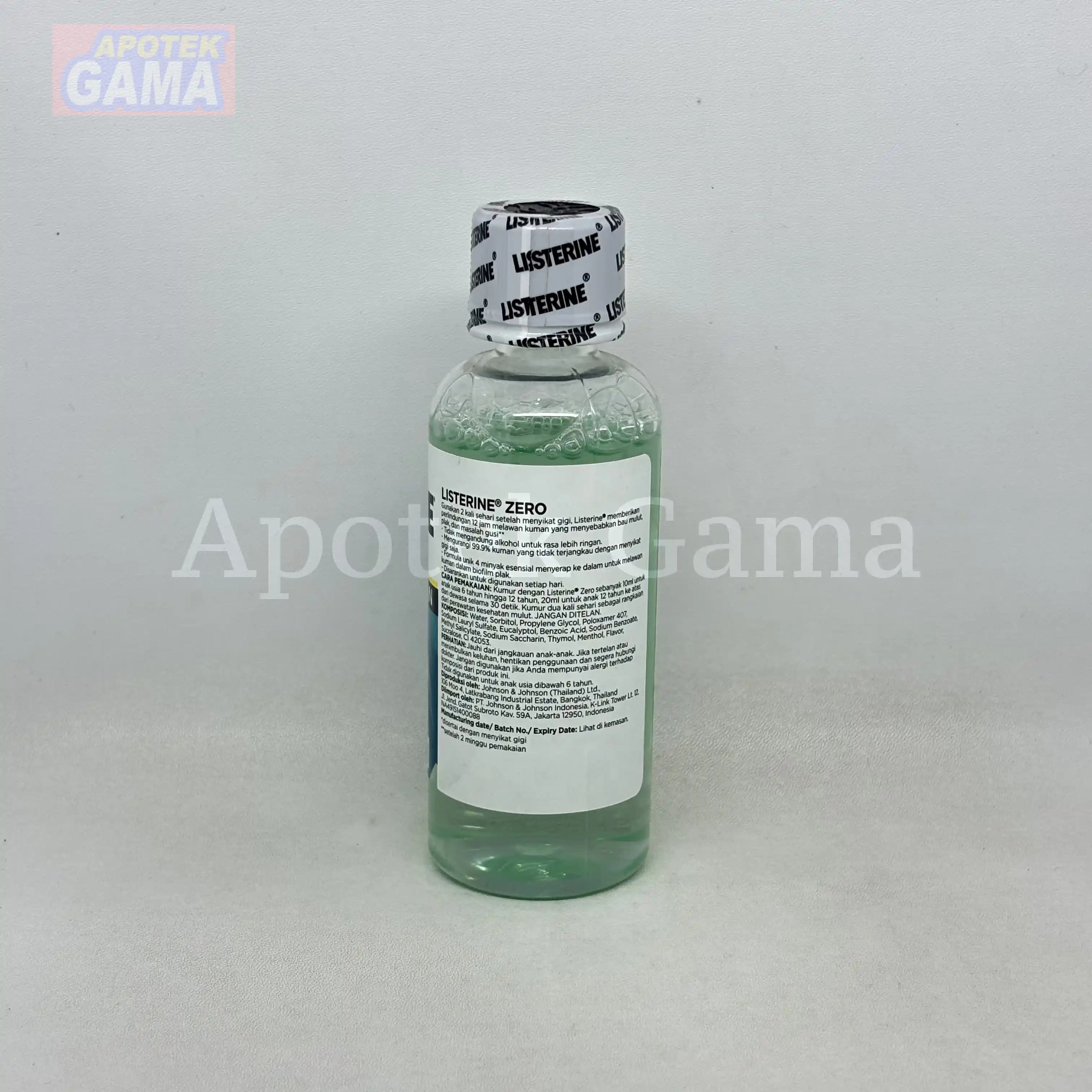 LISTERINE ZERO 100 ML 3