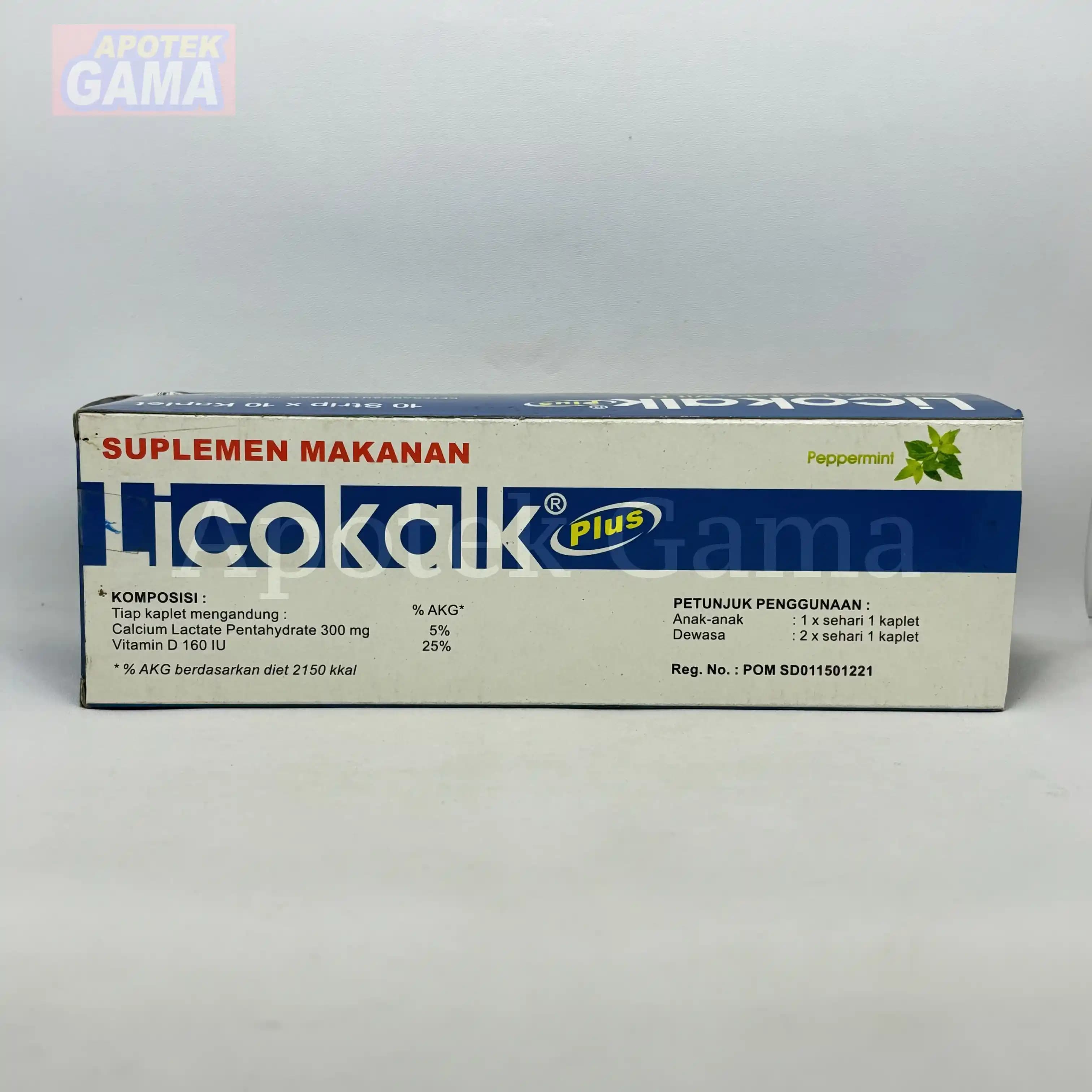 LICOKALK PLUS TAB/100 6