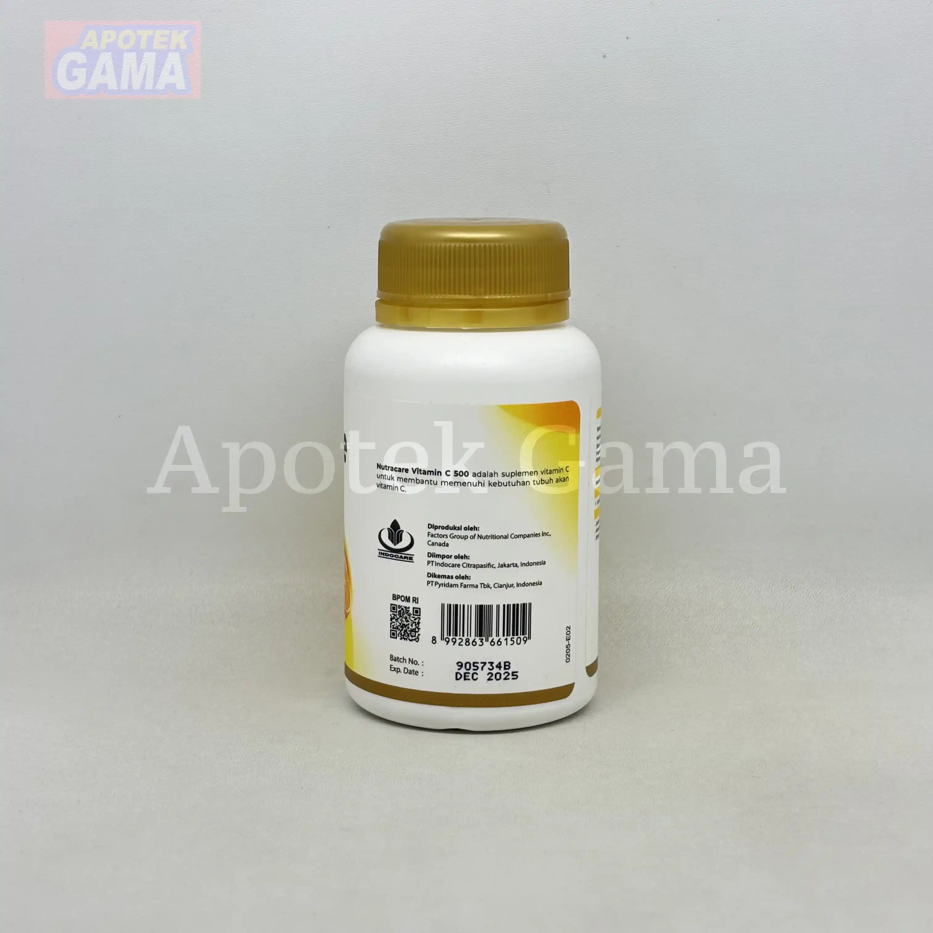 NUTRACARE VITAMIN C 500 30S 3