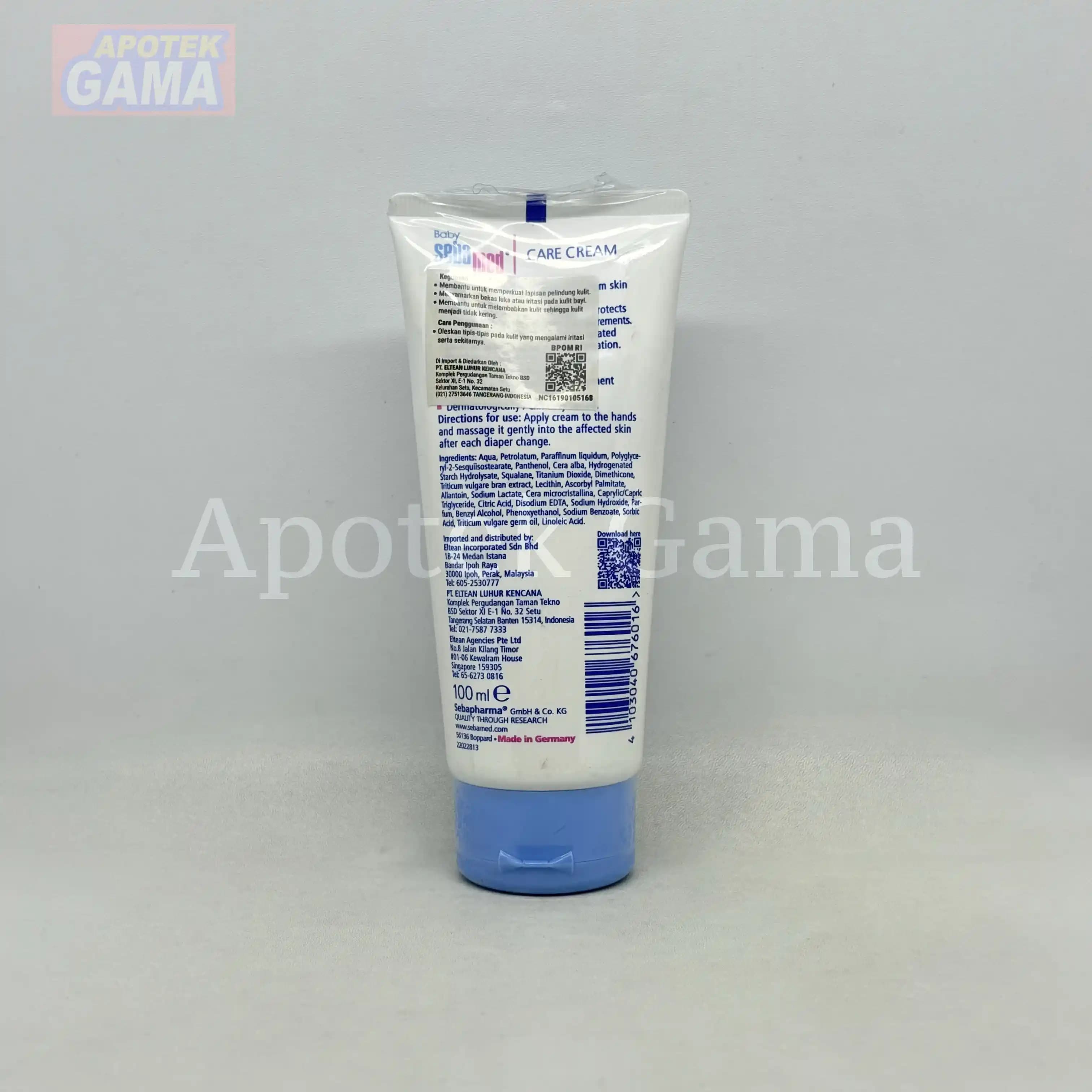SEBAMED BABY CARE CREAM 100GR 3