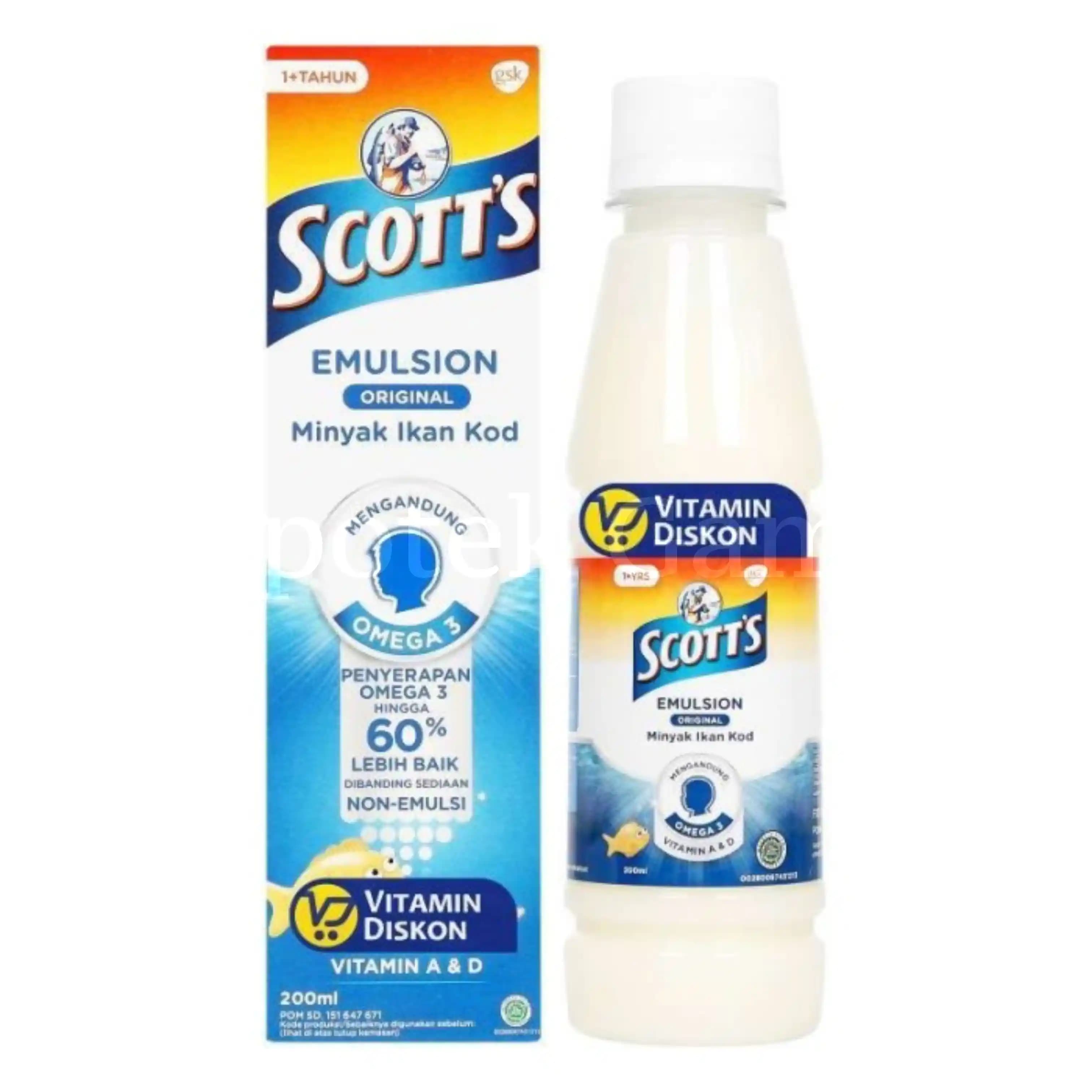 SCOTTS EMULSION ORIGINAL 200 ML 2
