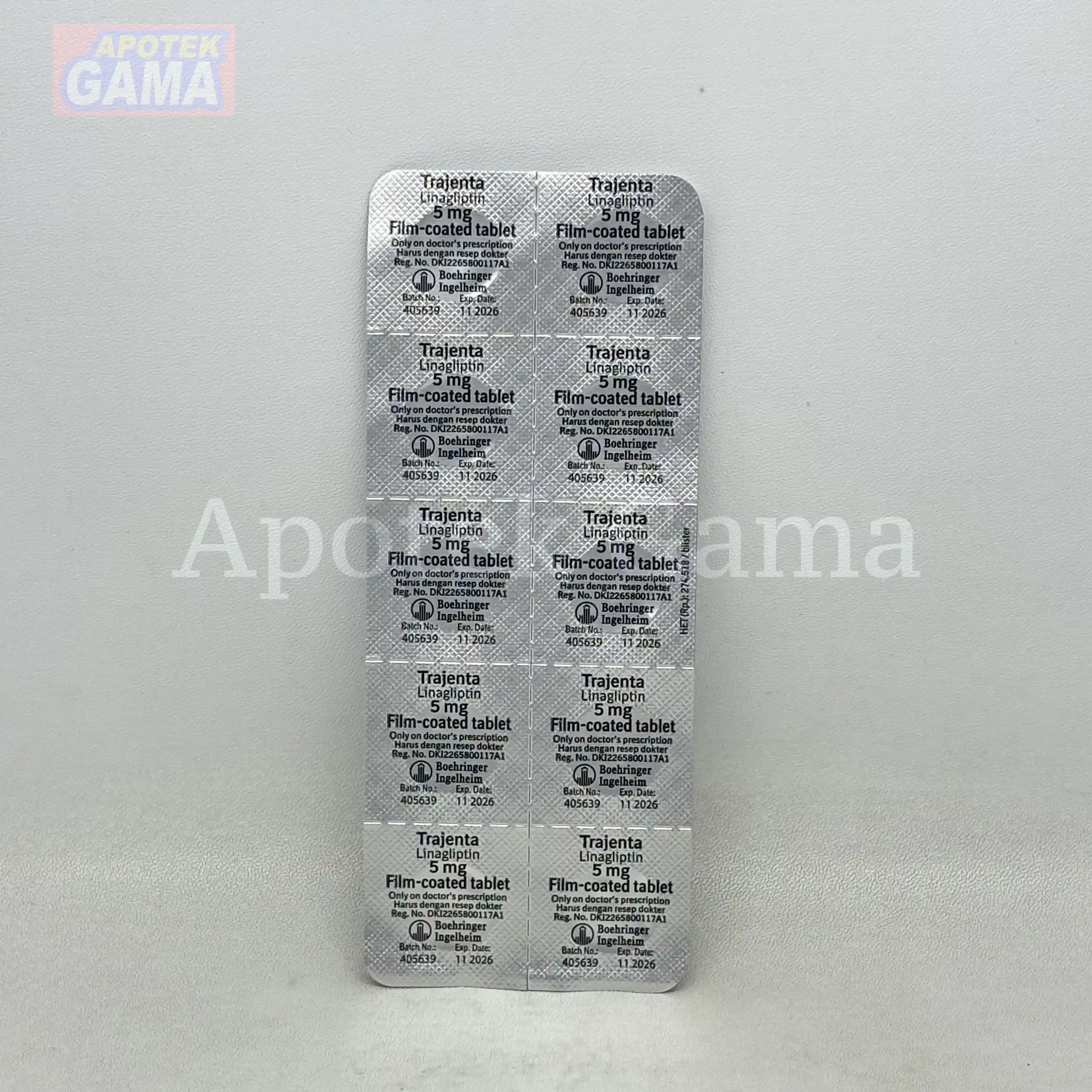 TRAJENTA 5 MG TAB 4