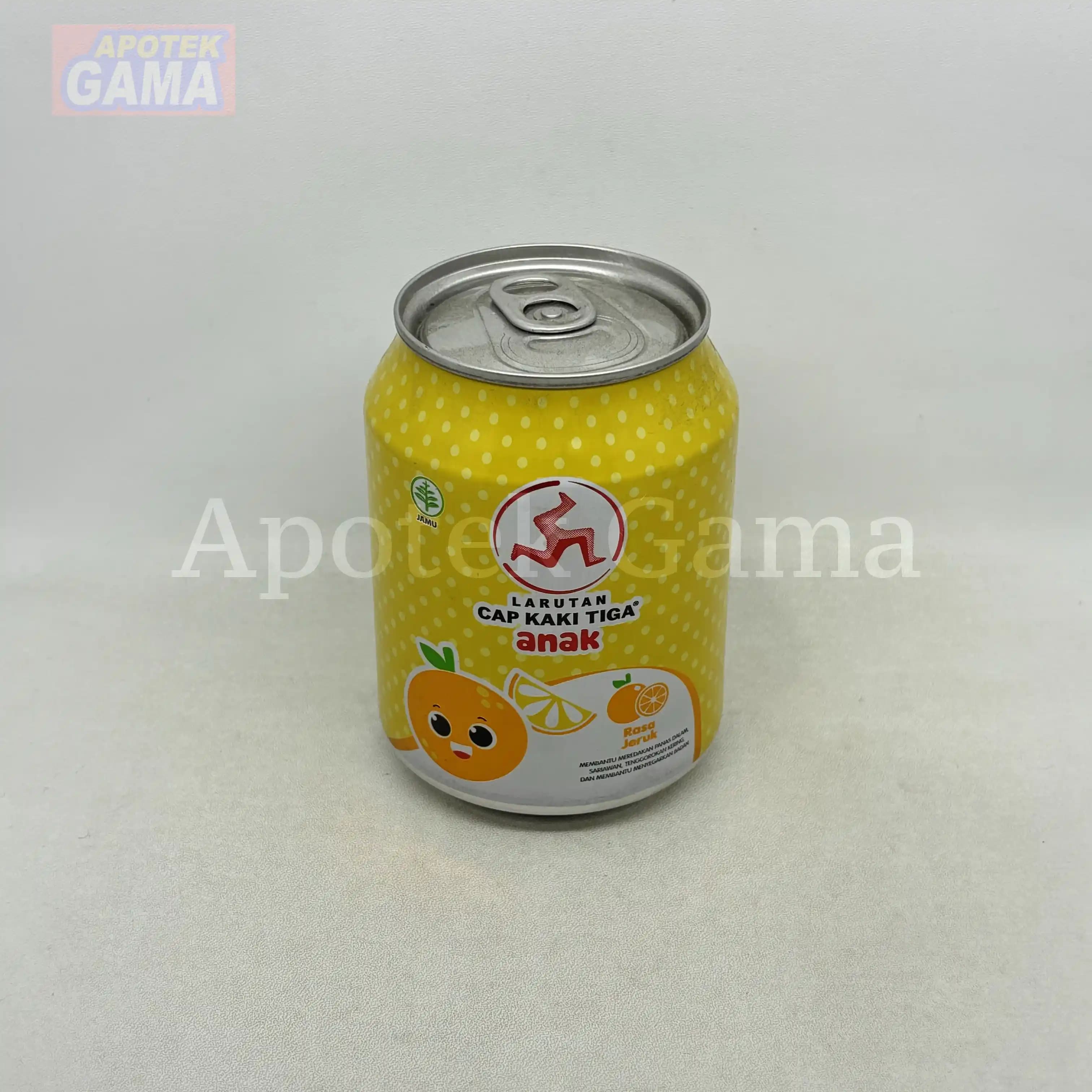 LARUTAN ANAK CAP KAKI TIGA RASA JERUK 250 ML 3