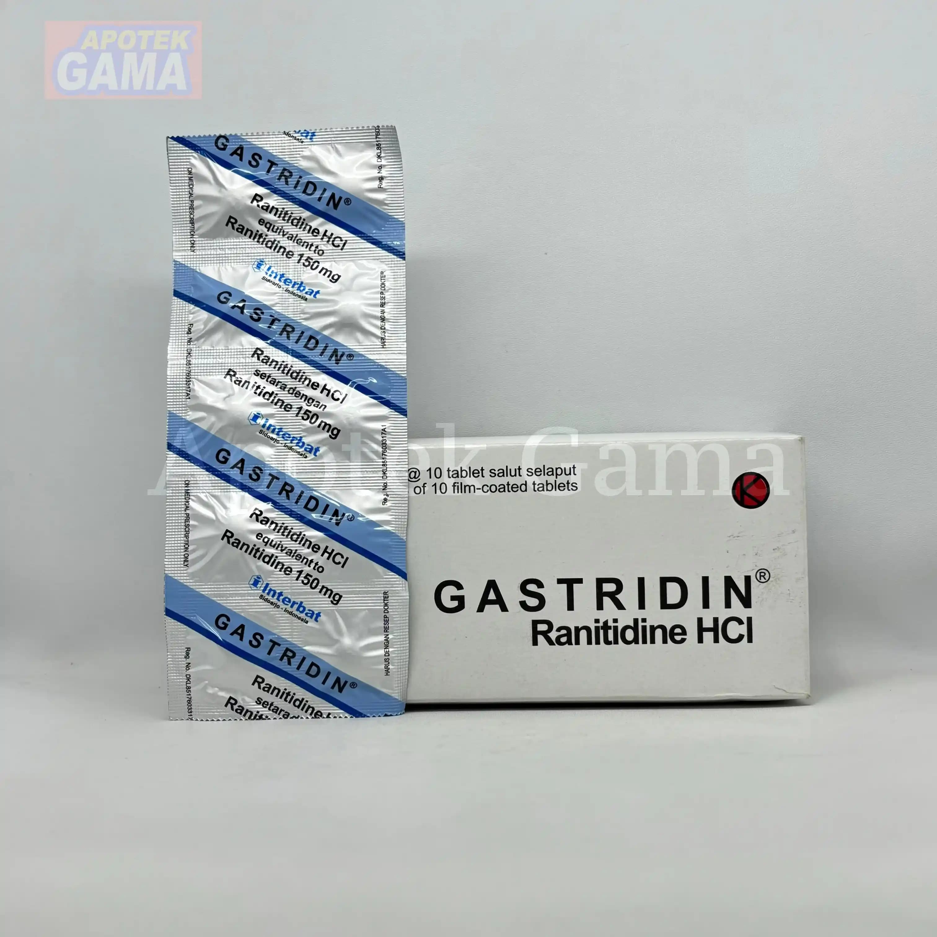 GASTRIDIN TAB/100 6