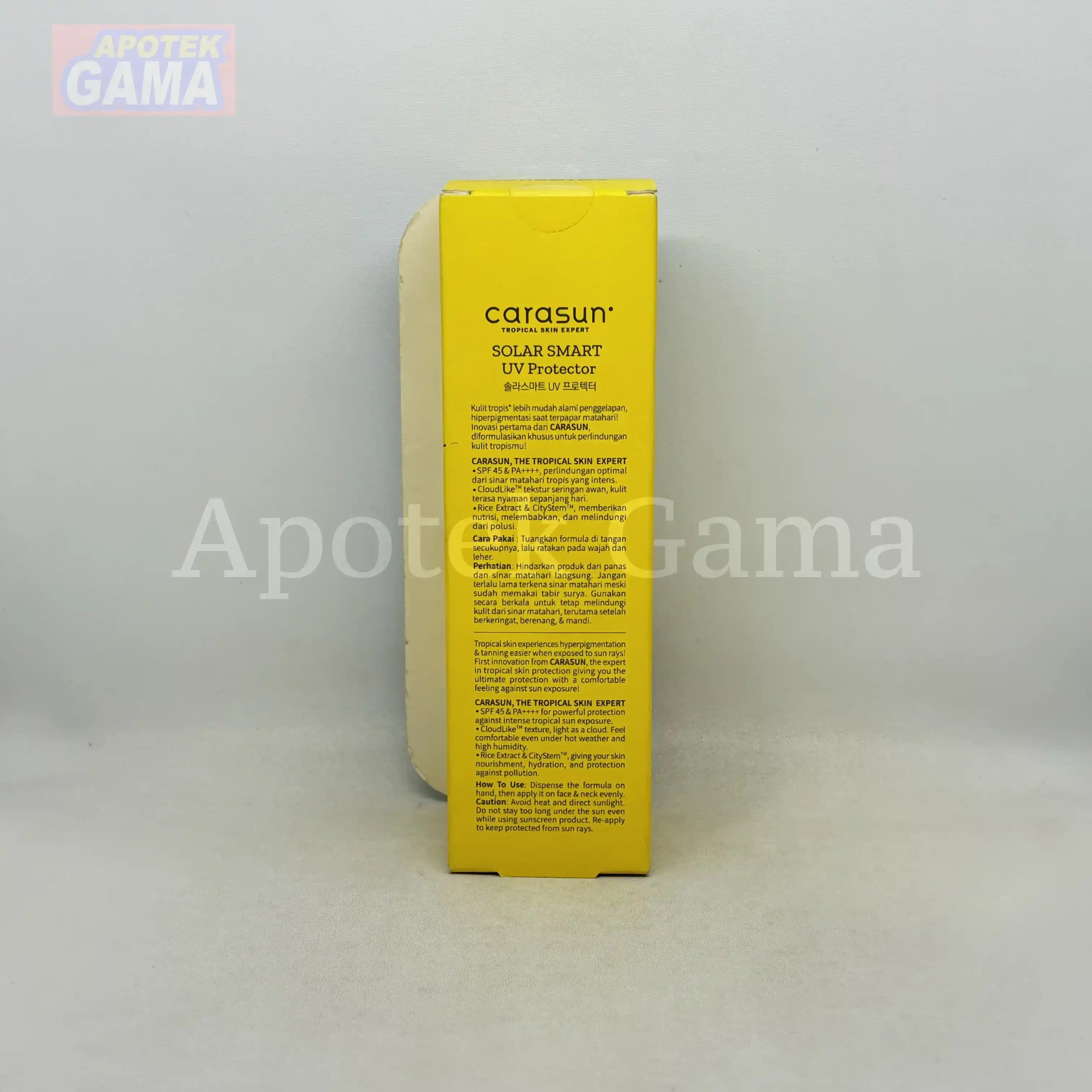CARASUN SOLAR SMART UV PROTECTOR SPF 45 PA+ 70ML 2