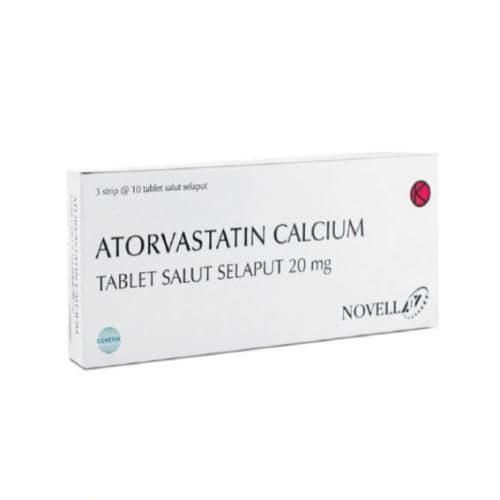 ATORVASTATIN 20 MG (GEN) NOVEL