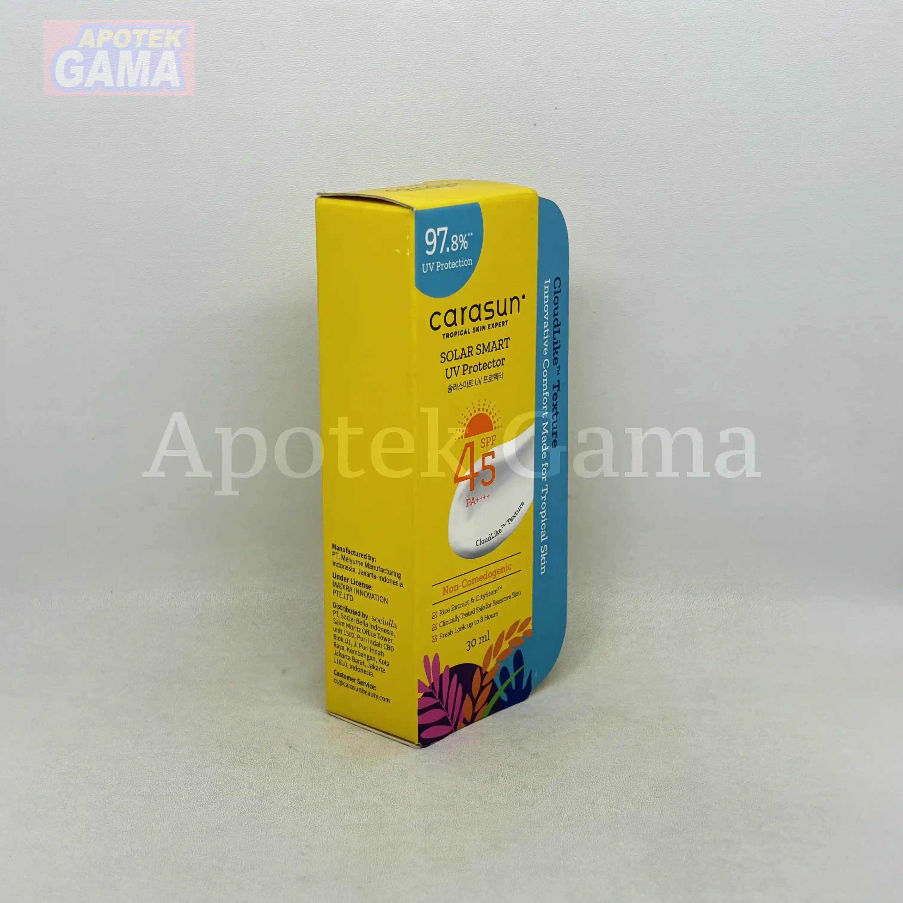 CARASUN SOLAR SMART UV PROTECTOR SPF45 30ML 2