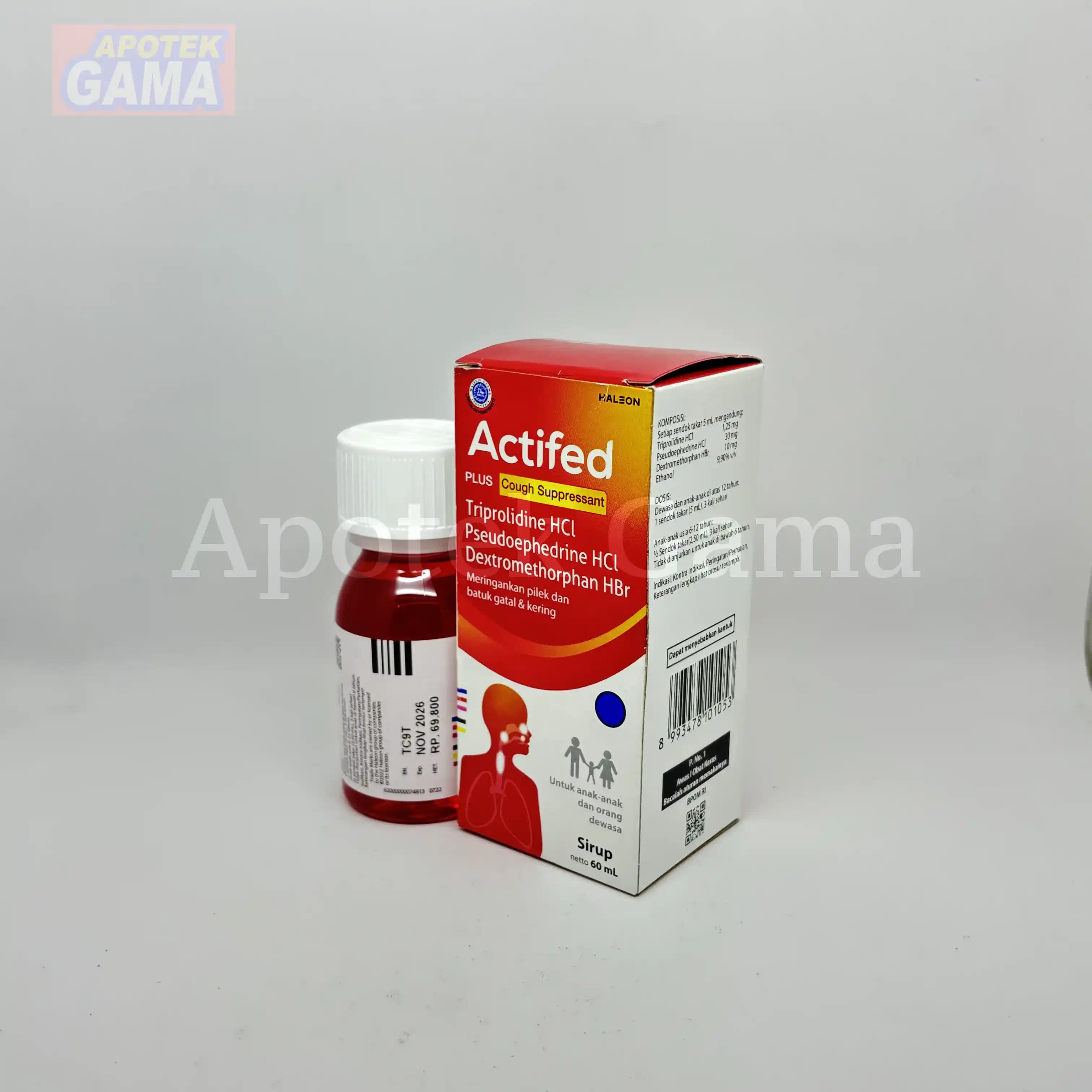 ACTIFED MERAH 60 ML SYR