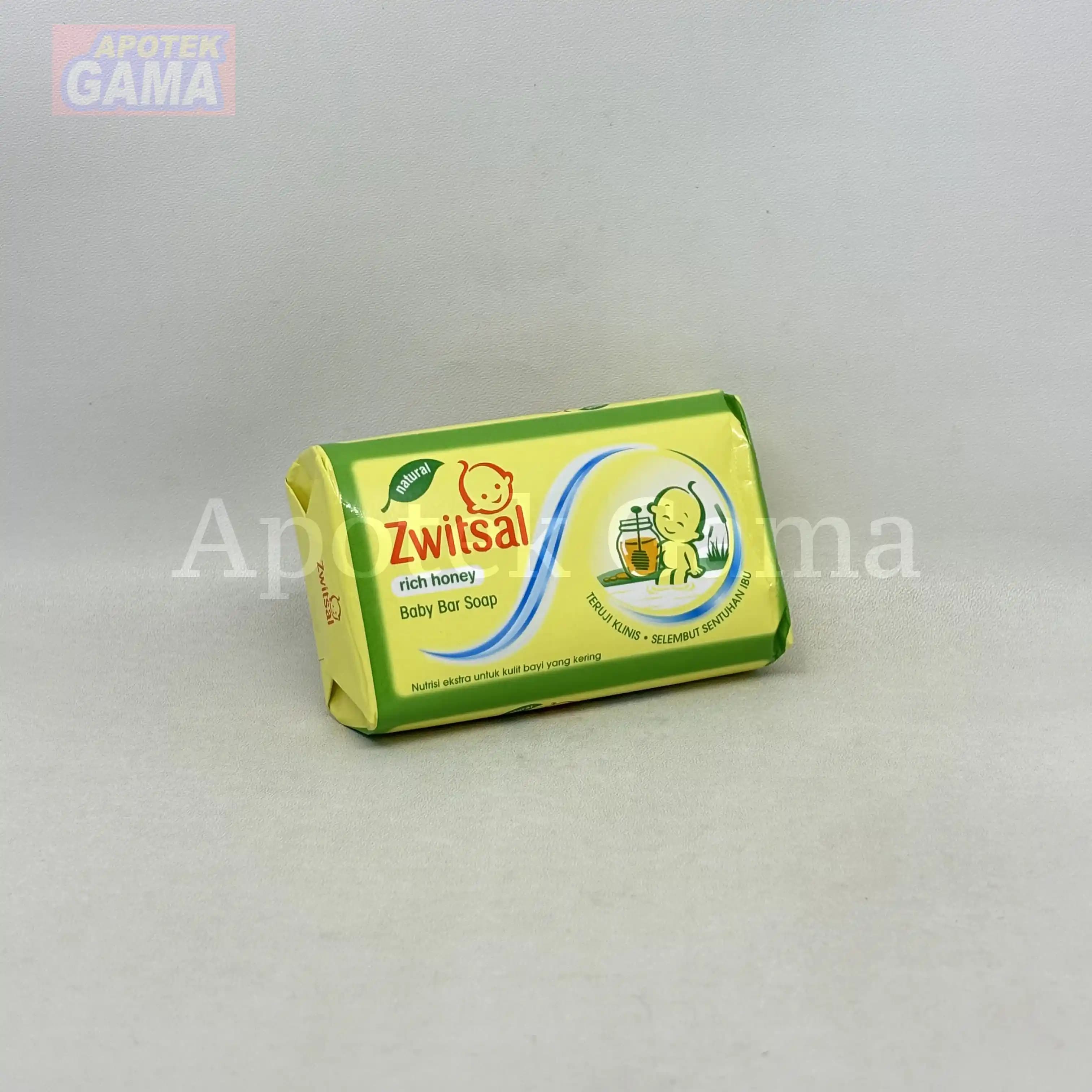 ZWITSAL BABY BATH SOAP NATURAL RICH HONEY 70 GR 4