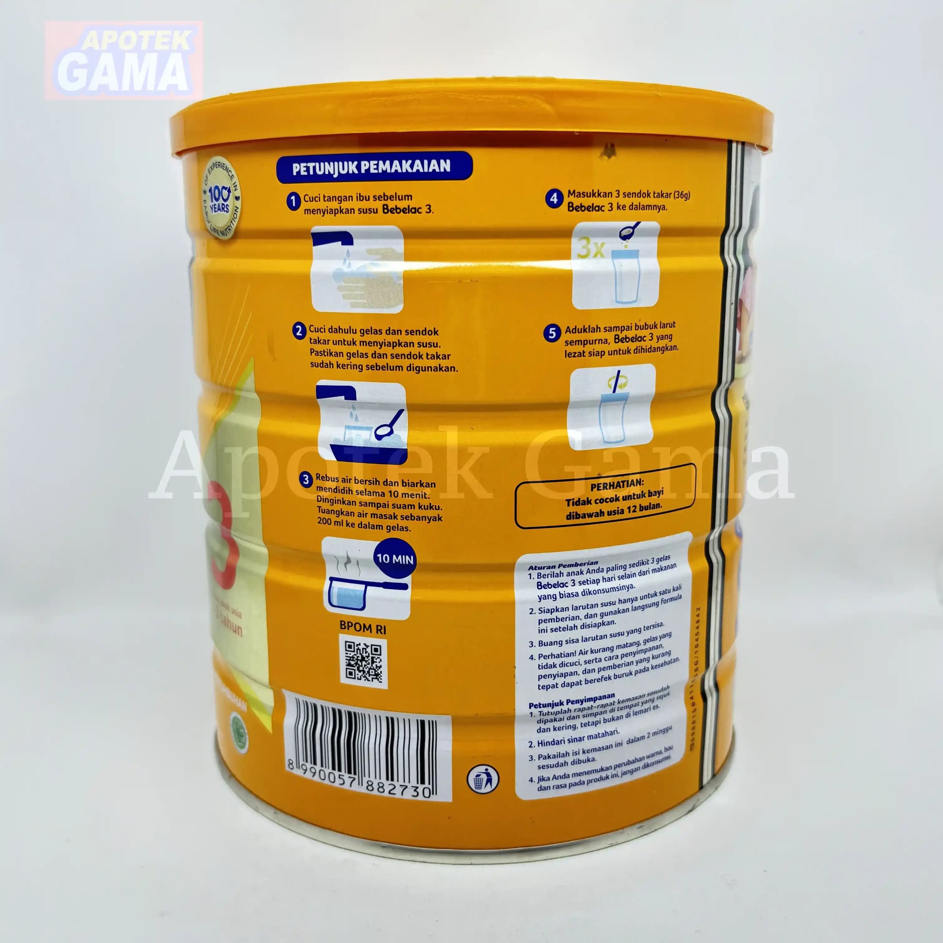 BEBELAC 3 HONEY HIQEQ 800 GR