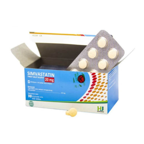 SIMVASTATIN TAB 20 (GEN) HJ