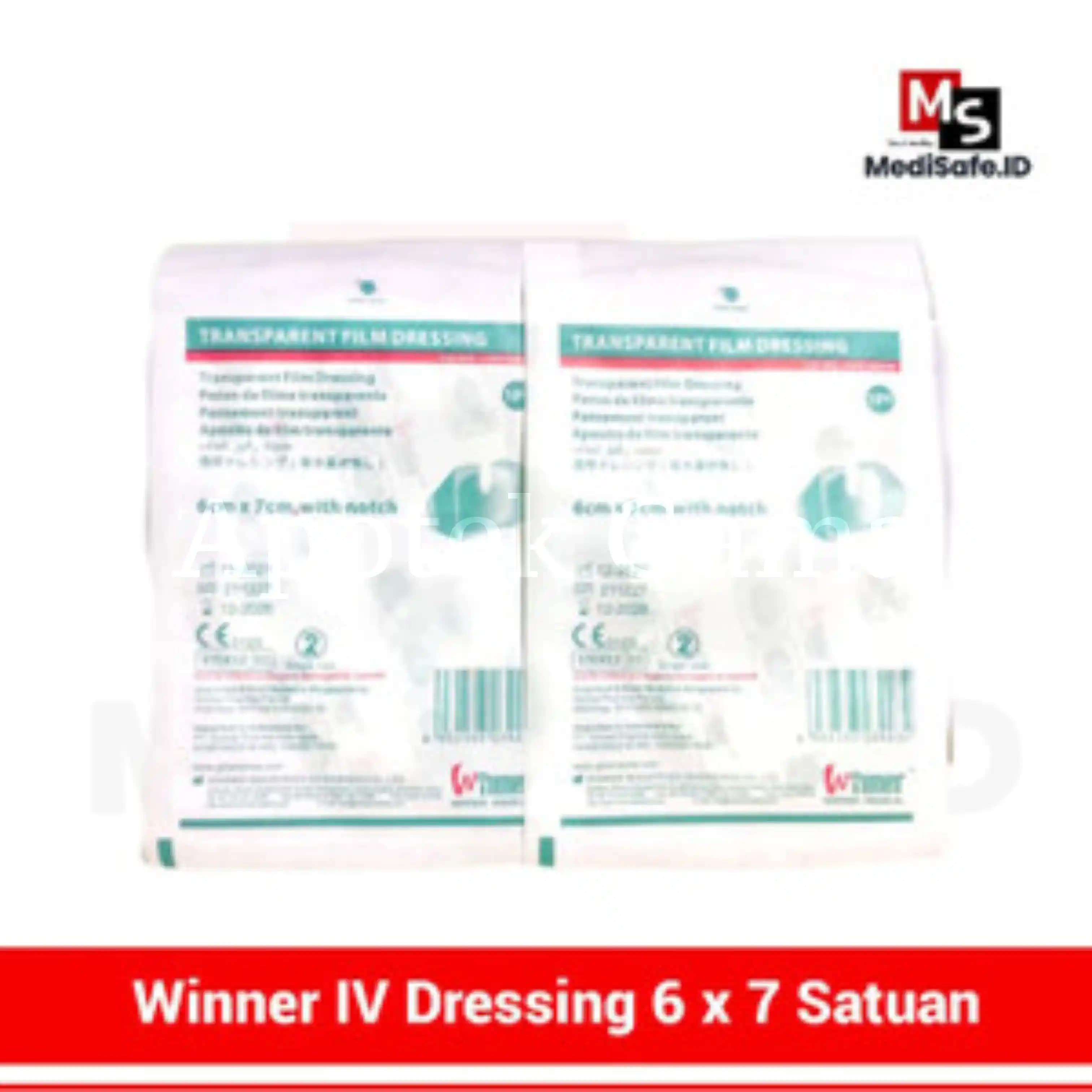 WINNER TRANSPARENT FILM DRESSING 6X7 WITH NOTCH 2
