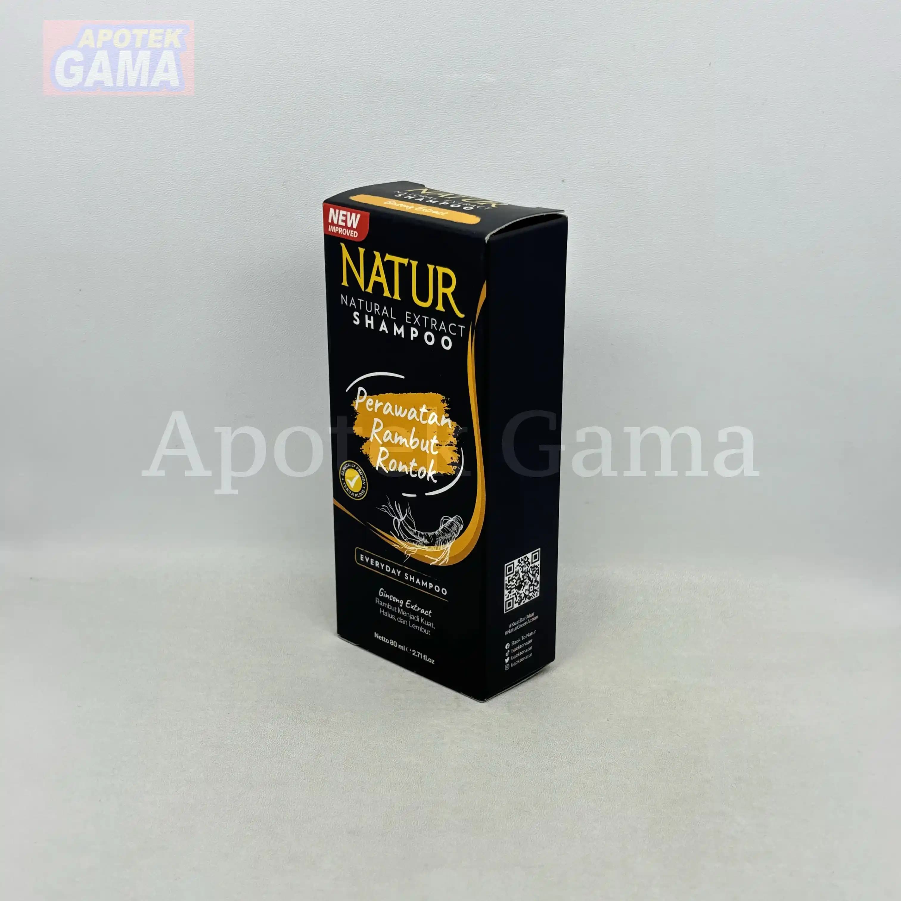 NATUR SHAMPOO GINGSENG 80 ML 3