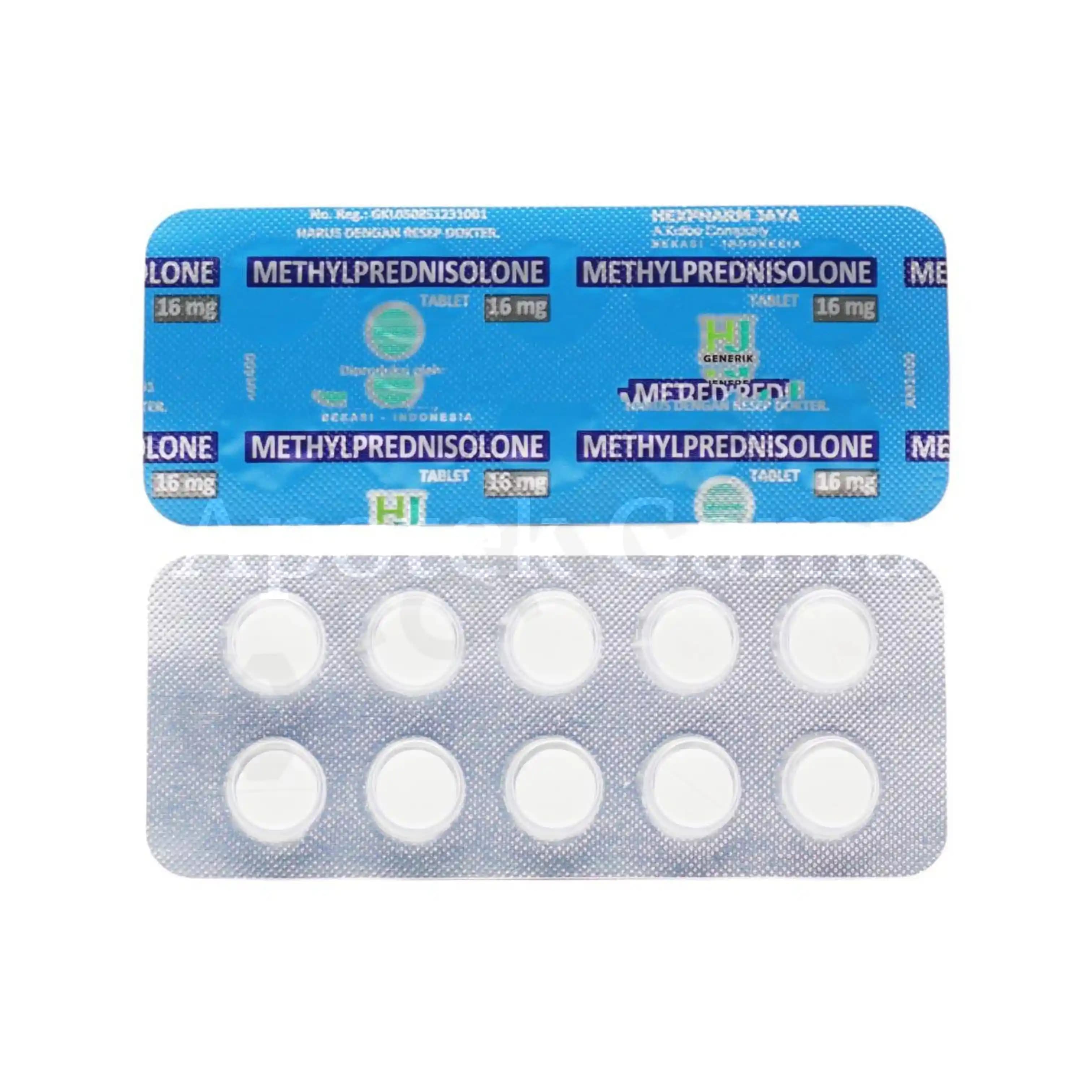 METHYLPREDNOSOLONE 16 MG BRAND HJ
