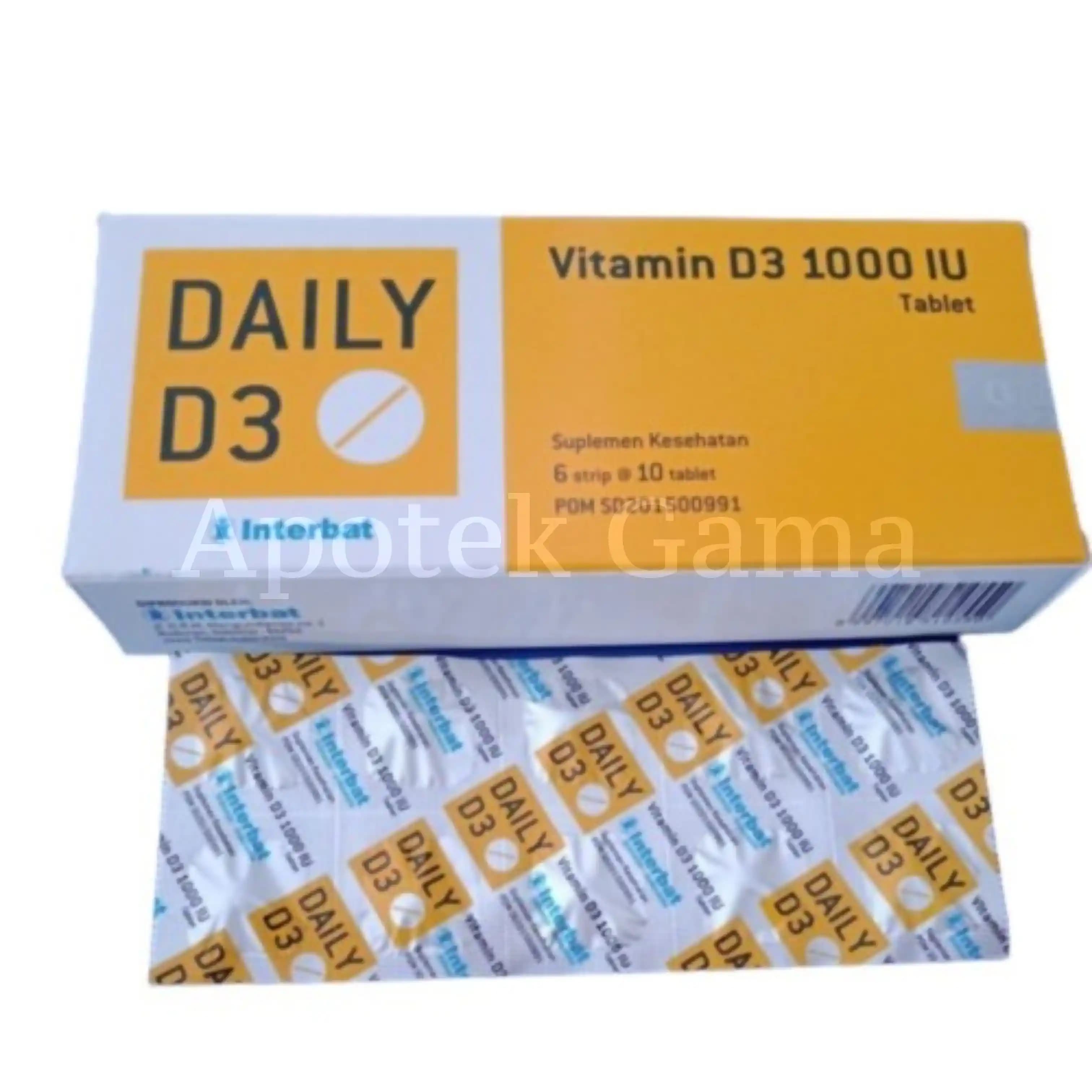 DAILY D3 1000 IU TABLET