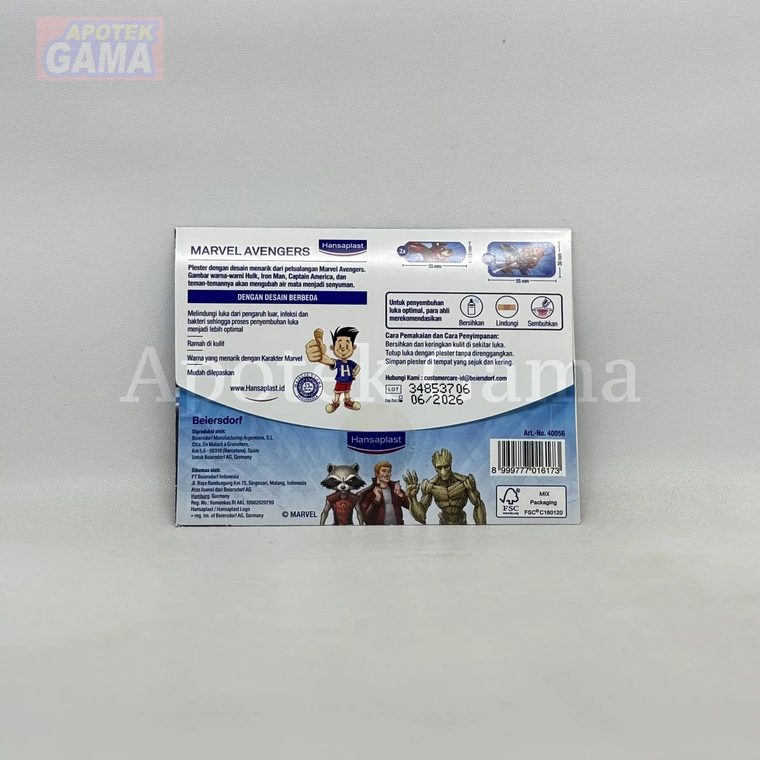 HANSAPLAST KIDS MARVEL AVENGERS 10S 2