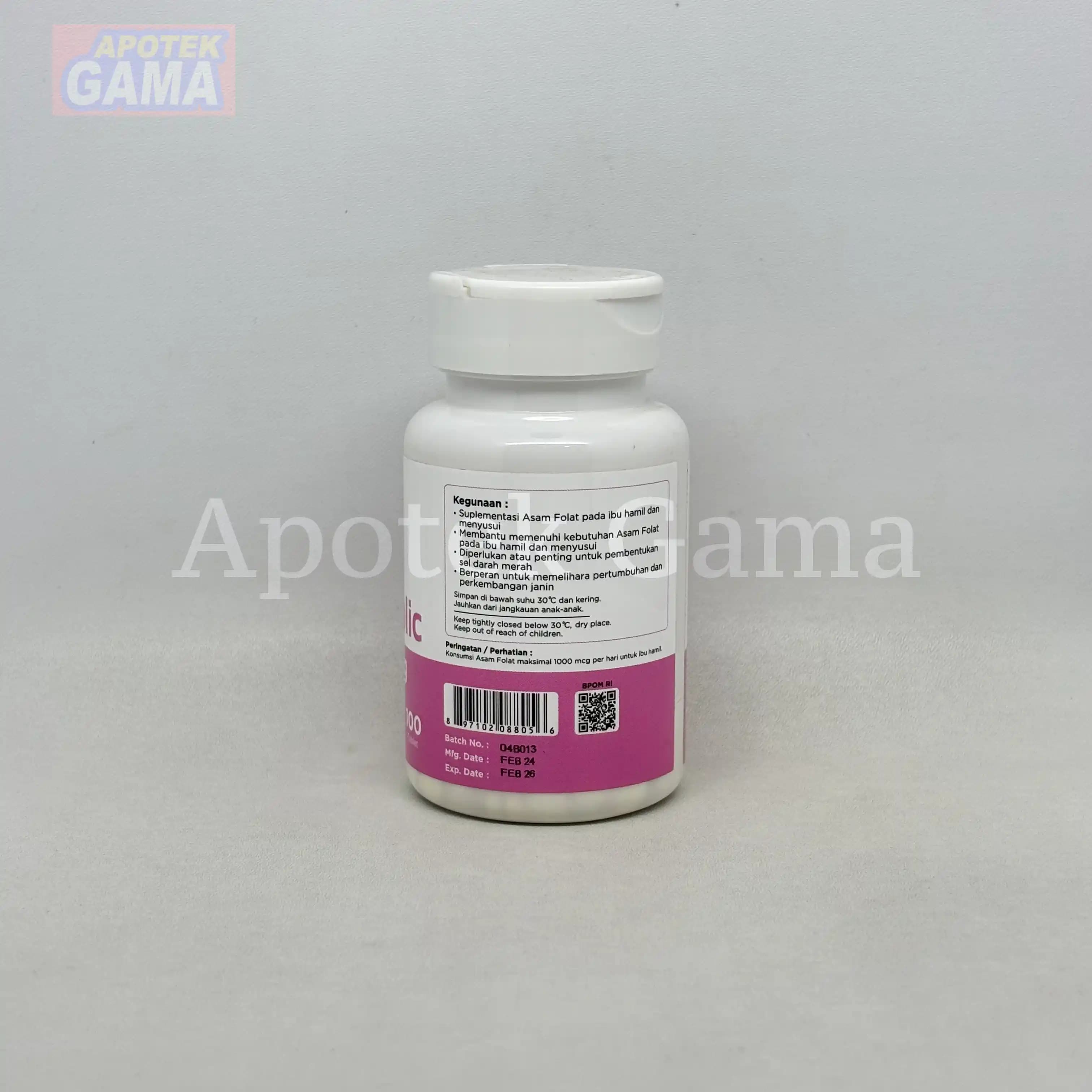 NUVITA NUTRI FOLIC 1000 100S 3