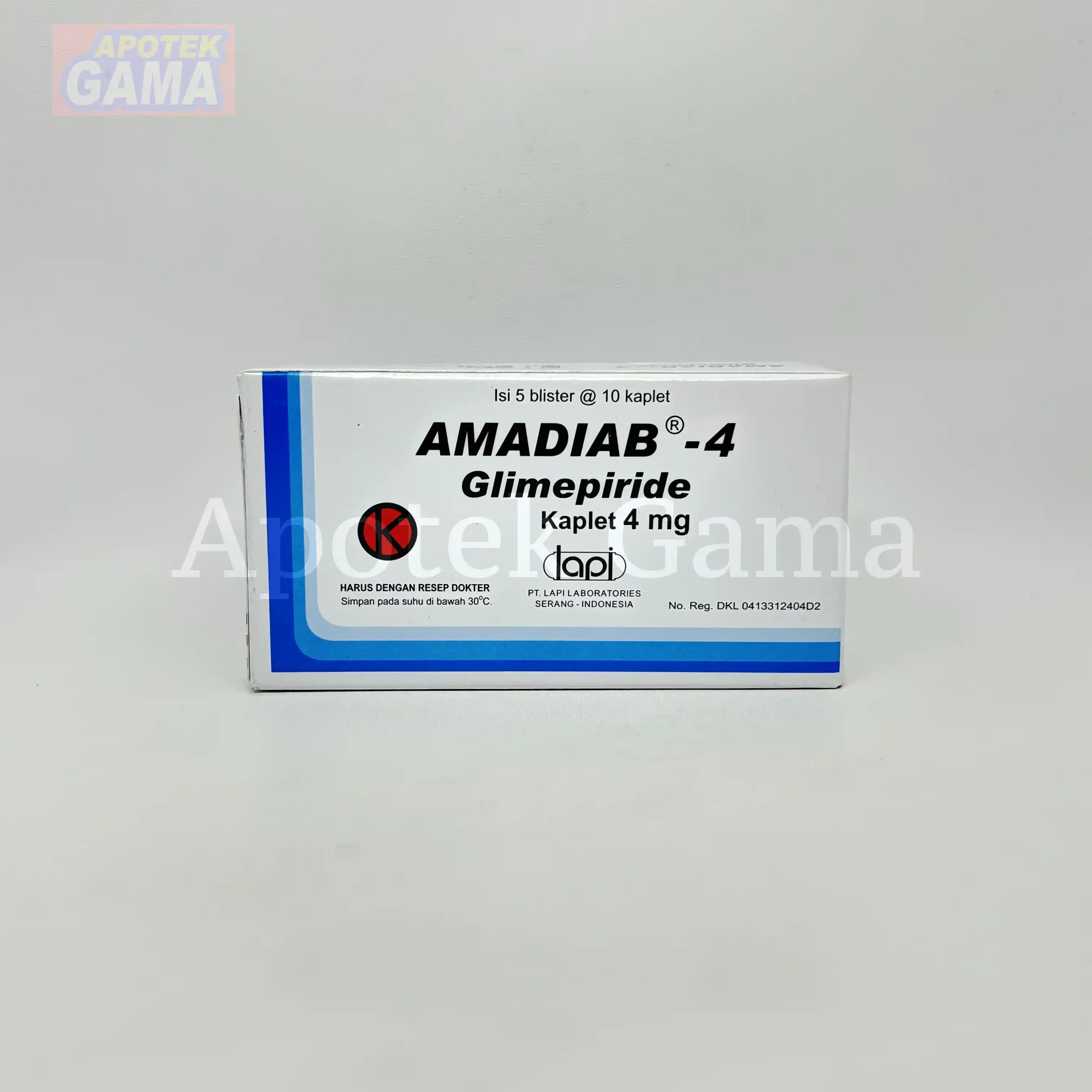 AMADIAB KAP 4 MG 2