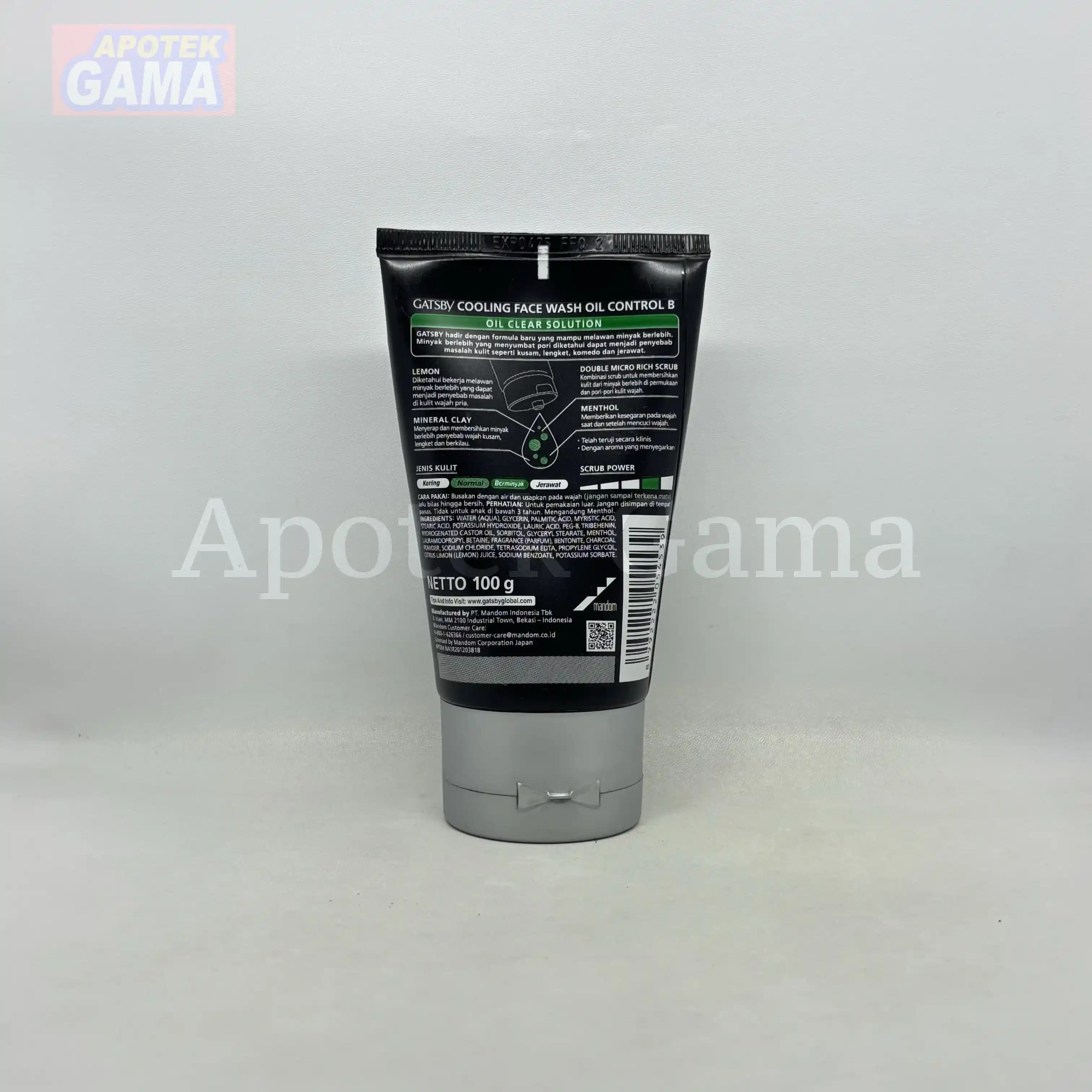 GATSBY PERFECT CLEAN CHARCOAL + LEMON FACE WASH 100 ML 3