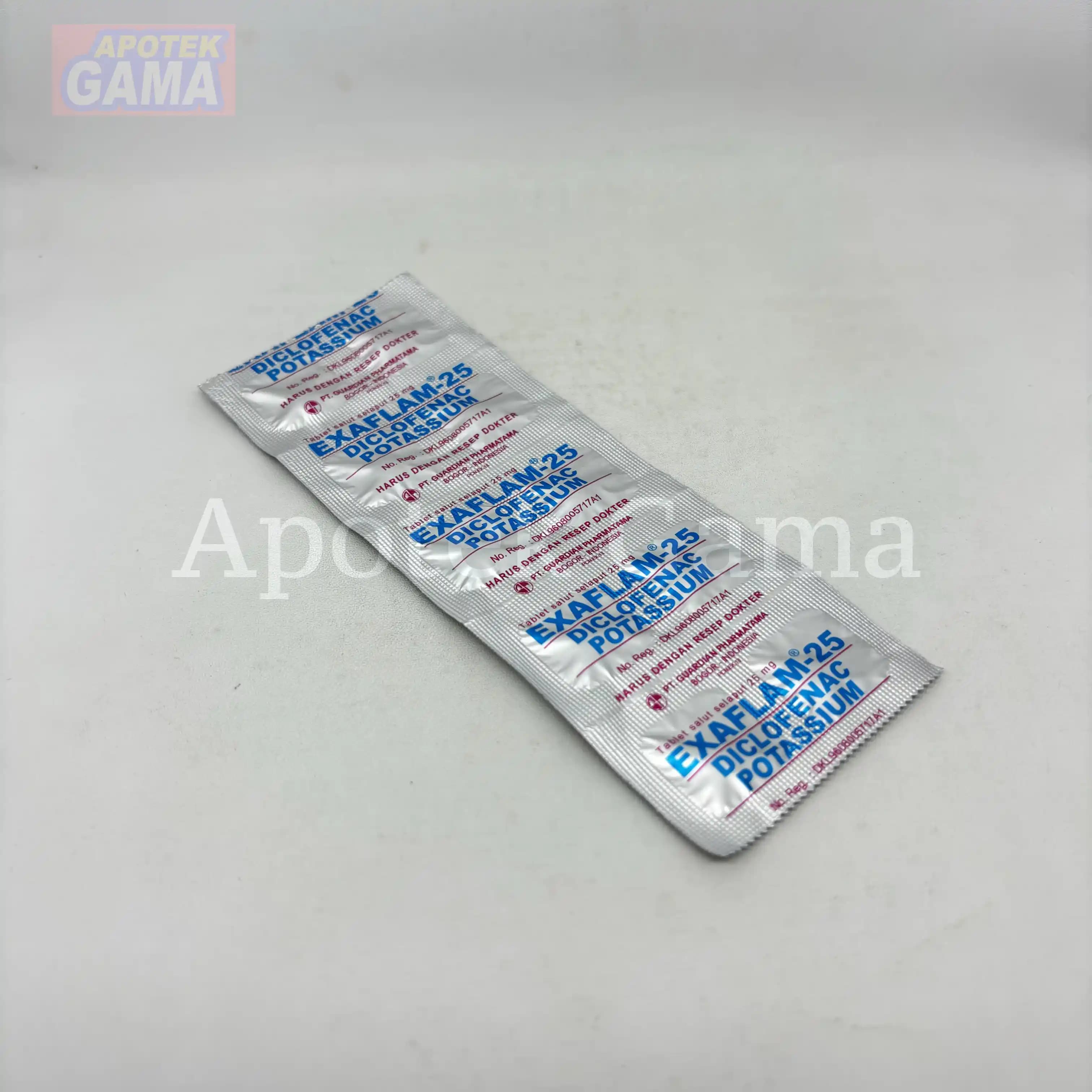 EXAFLAM TAB 25 4