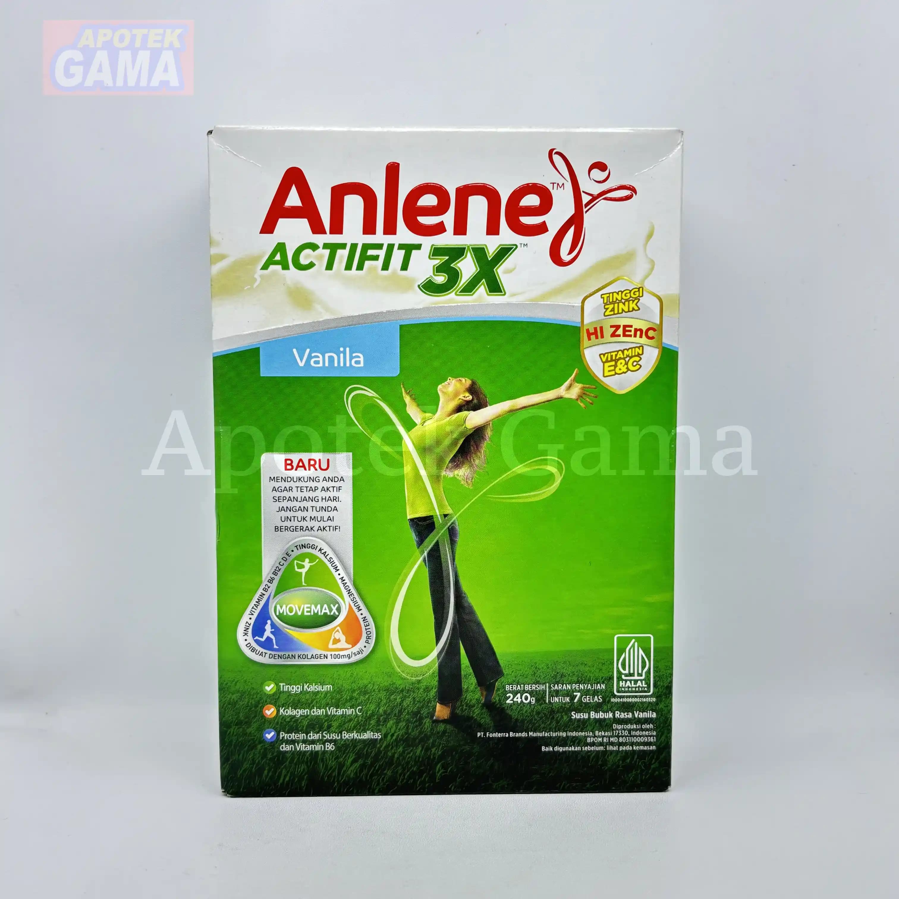 ANLENE ACTIFIT VANILA 250 G 3