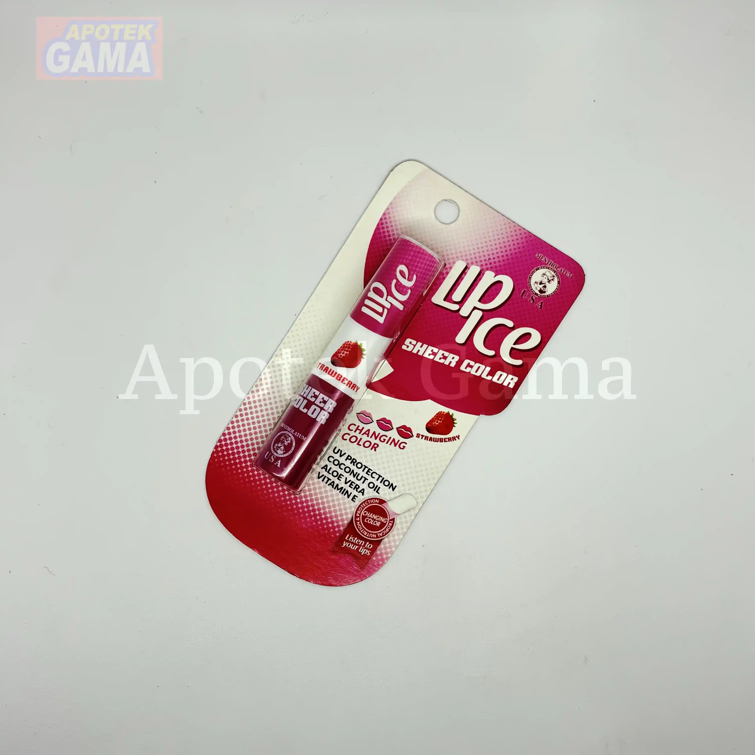 ACNES LIP ICE SHEER COLOR STRAWBERRY 6
