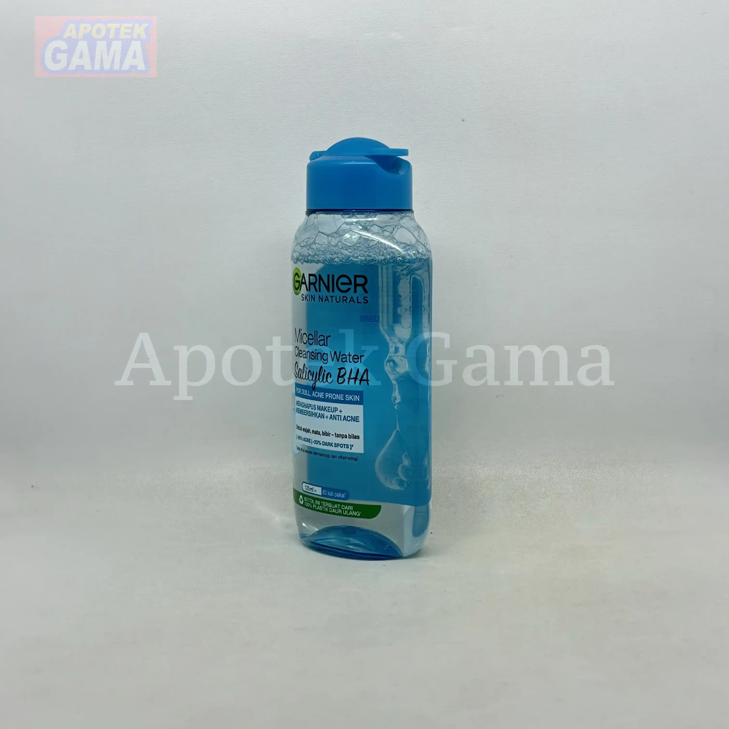 GARNIER MICELLAR WATER SALICYLIC BHA BLUE 125 ML