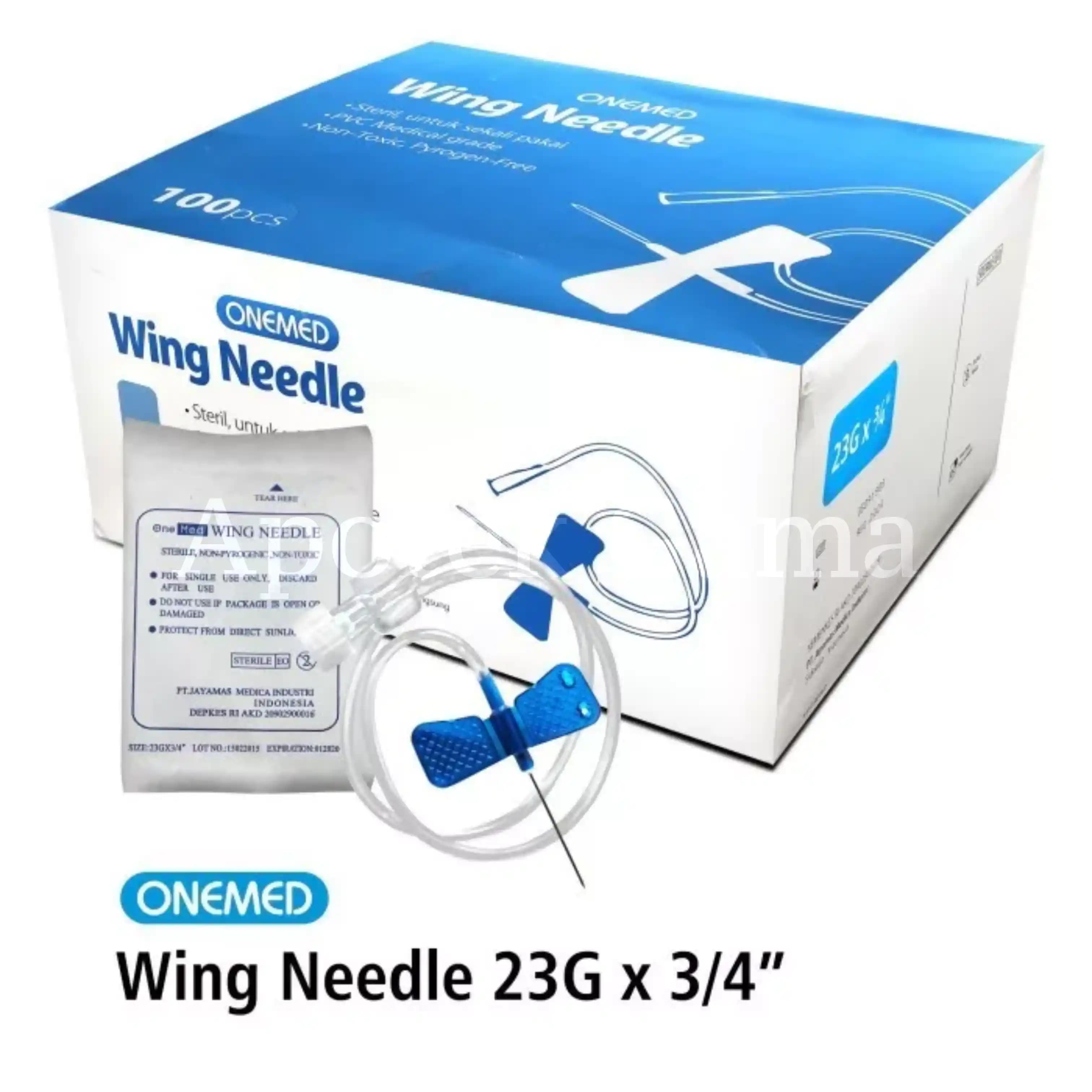 WING NEEDLE 23G ONEMED