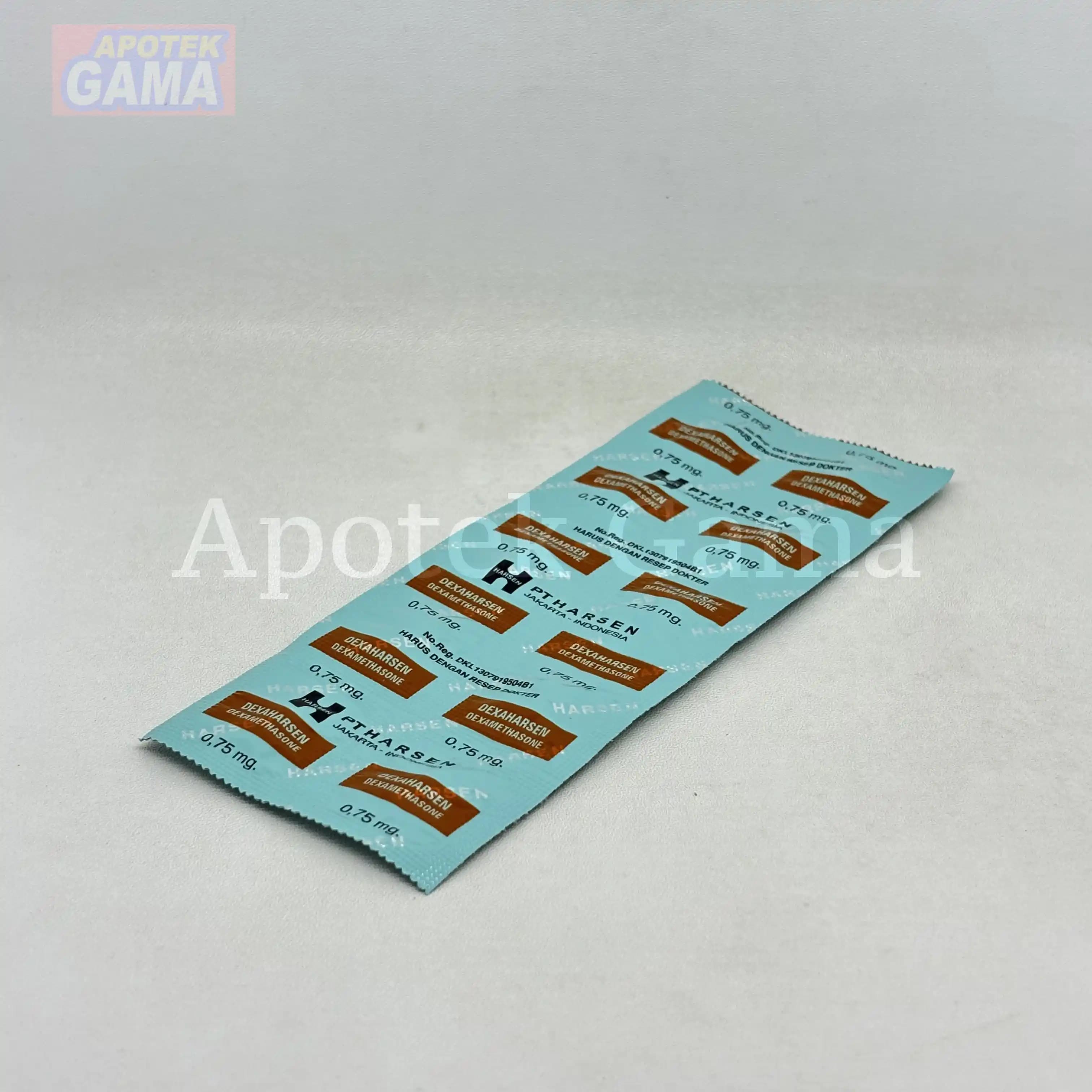 DEXAMETHASONE 0.75 MG STRIP 4