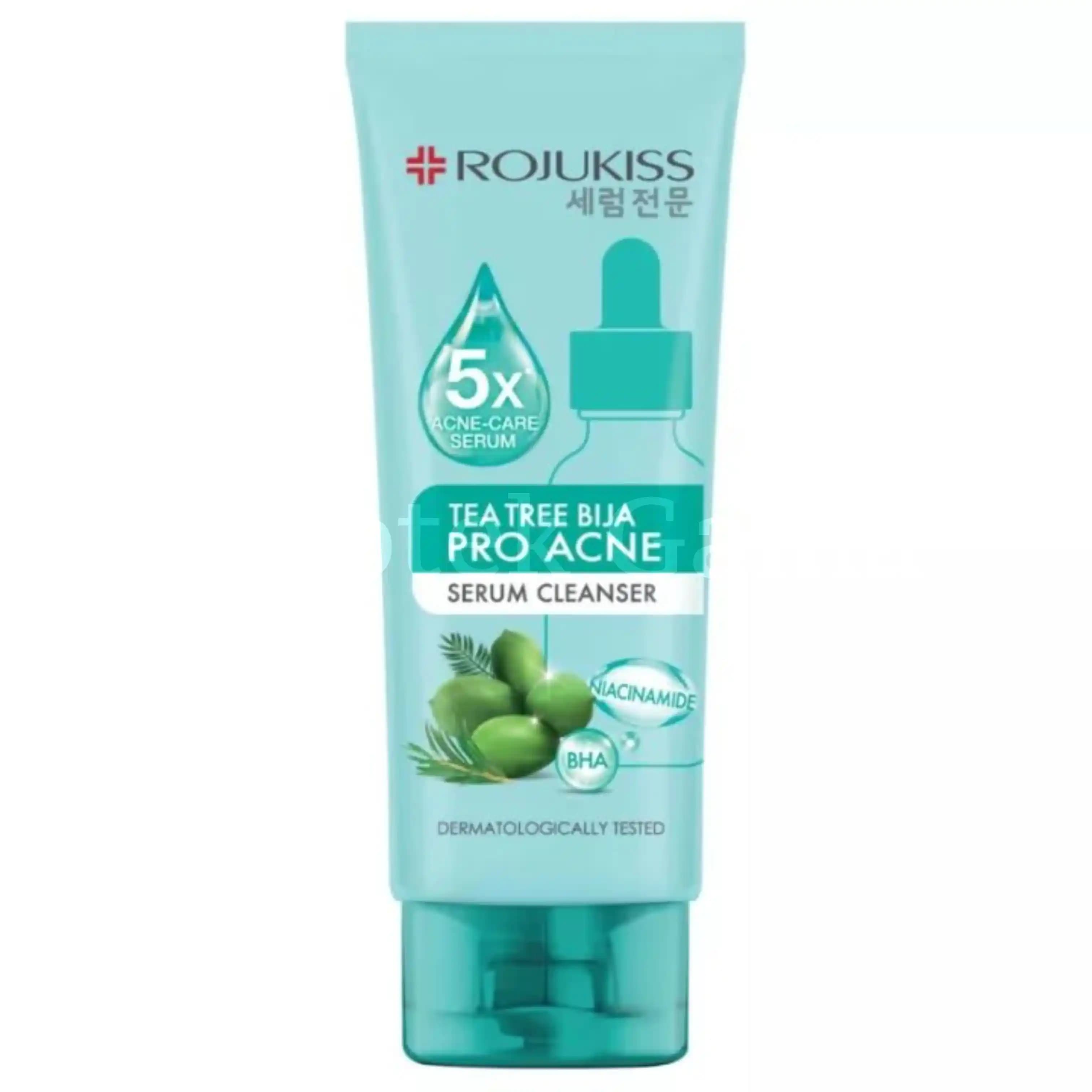 ROJUKISS TEA TREE BIJA PRO ACNE SERUM CLEANSER 5X ACNE-CARE SERUM 100ML