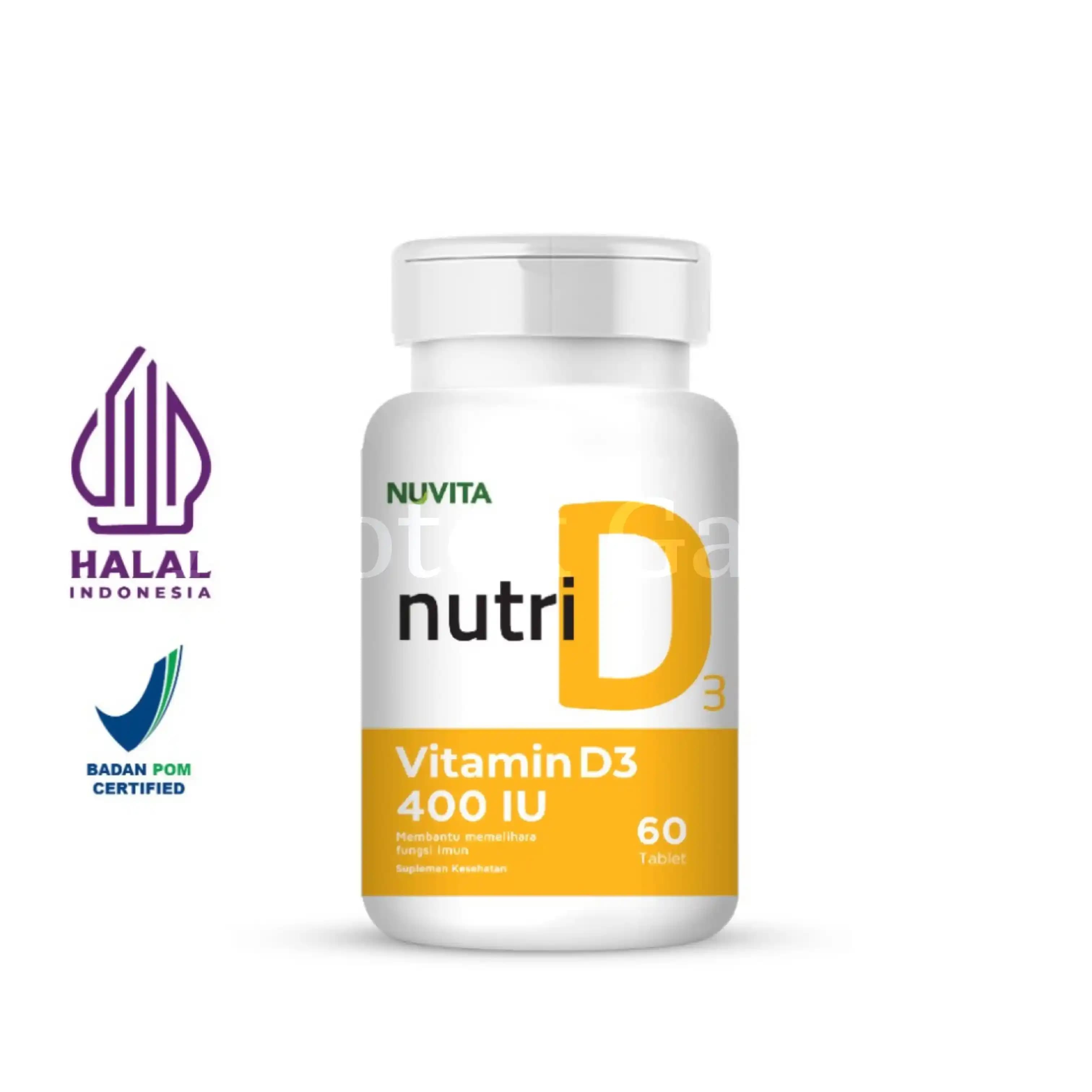 NUVITA NUTRI D3 400IU 60S