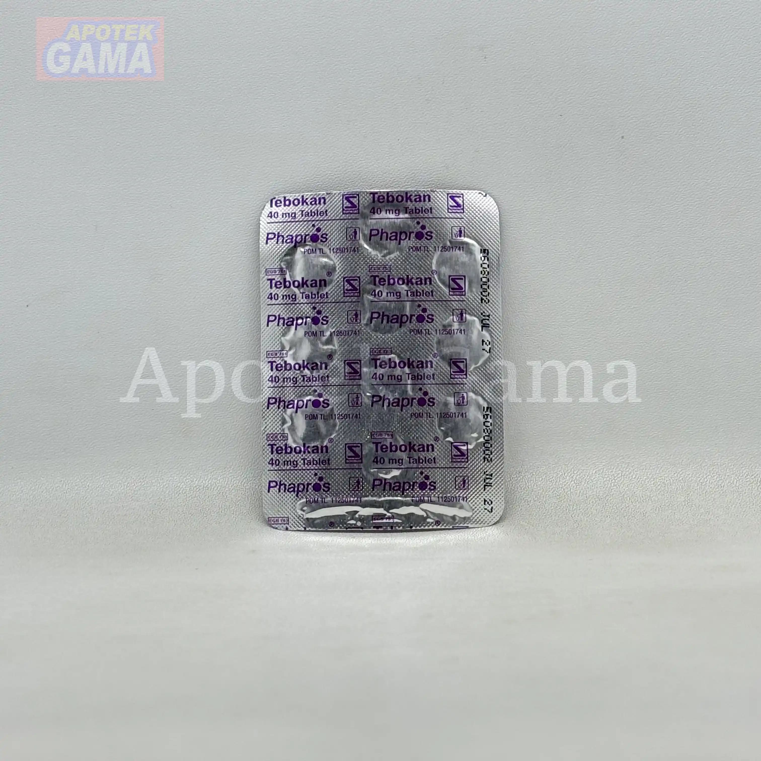 TEBOKAN 40 MG 4