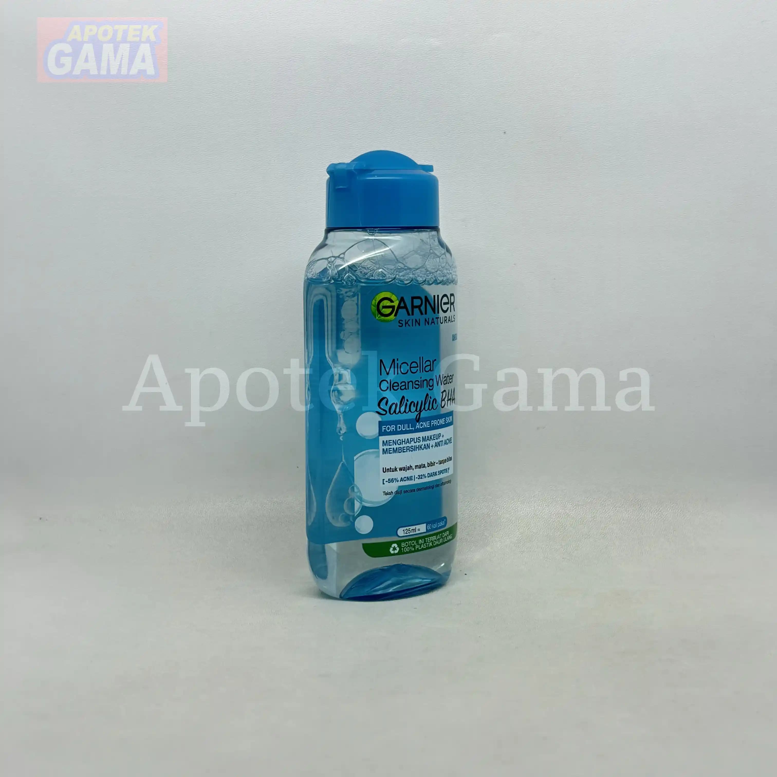 GARNIER MICELLAR WATER SALICYLIC BHA BLUE 125 ML 5