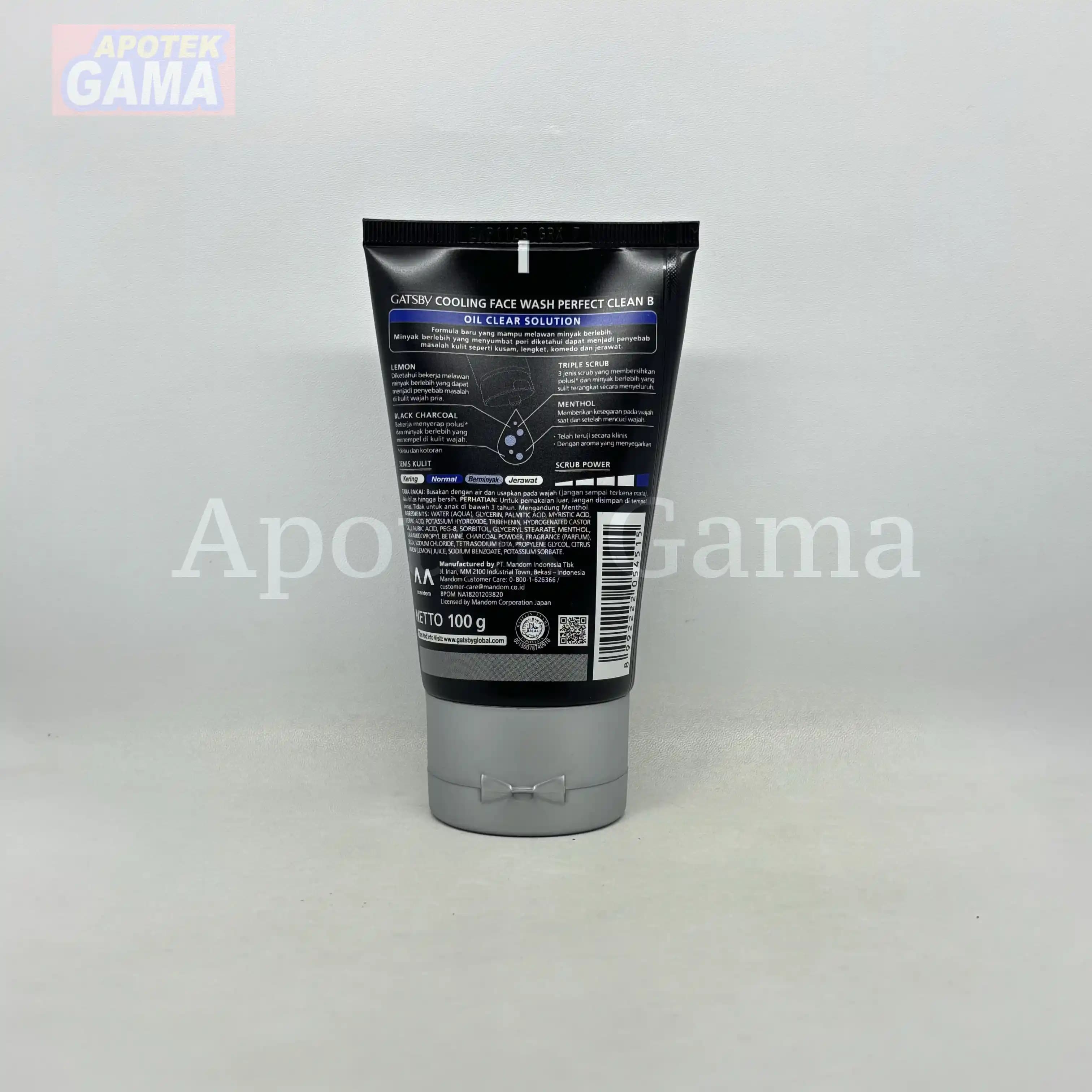 GATSBY COOLONG FACE WASH OIL CLEAR SOLUTION SPEEDY OIL FOAM 110ML 5