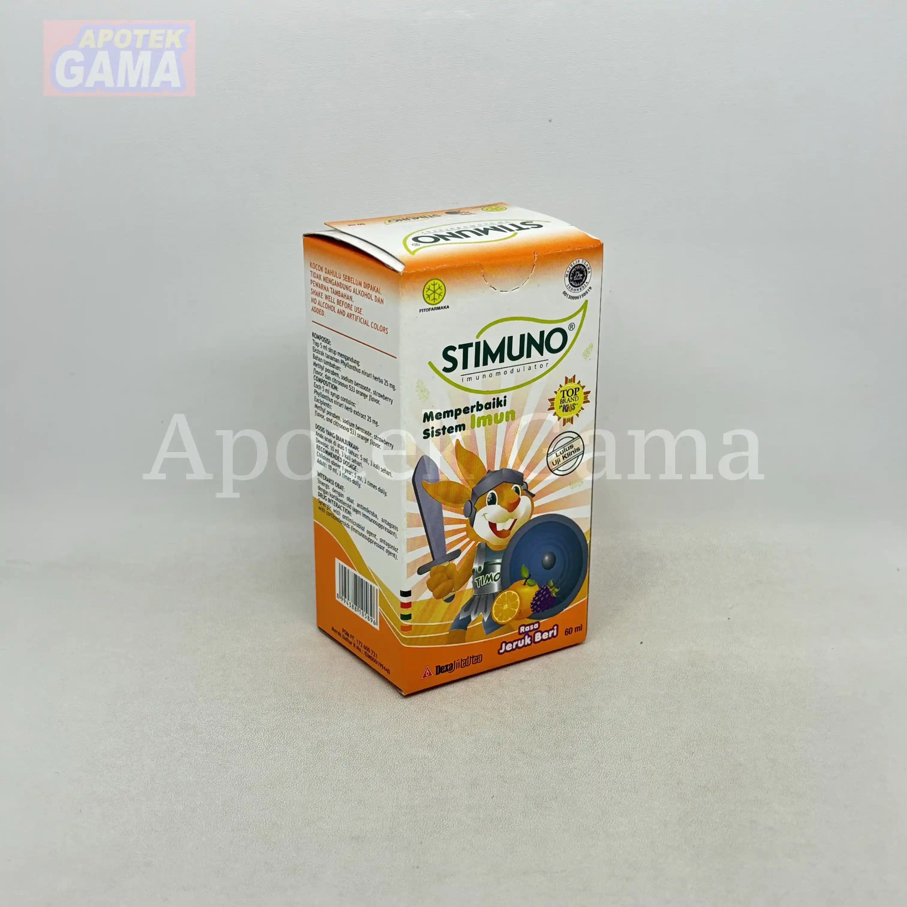 STIMUNO SYR ORANGE BERRY 60ML