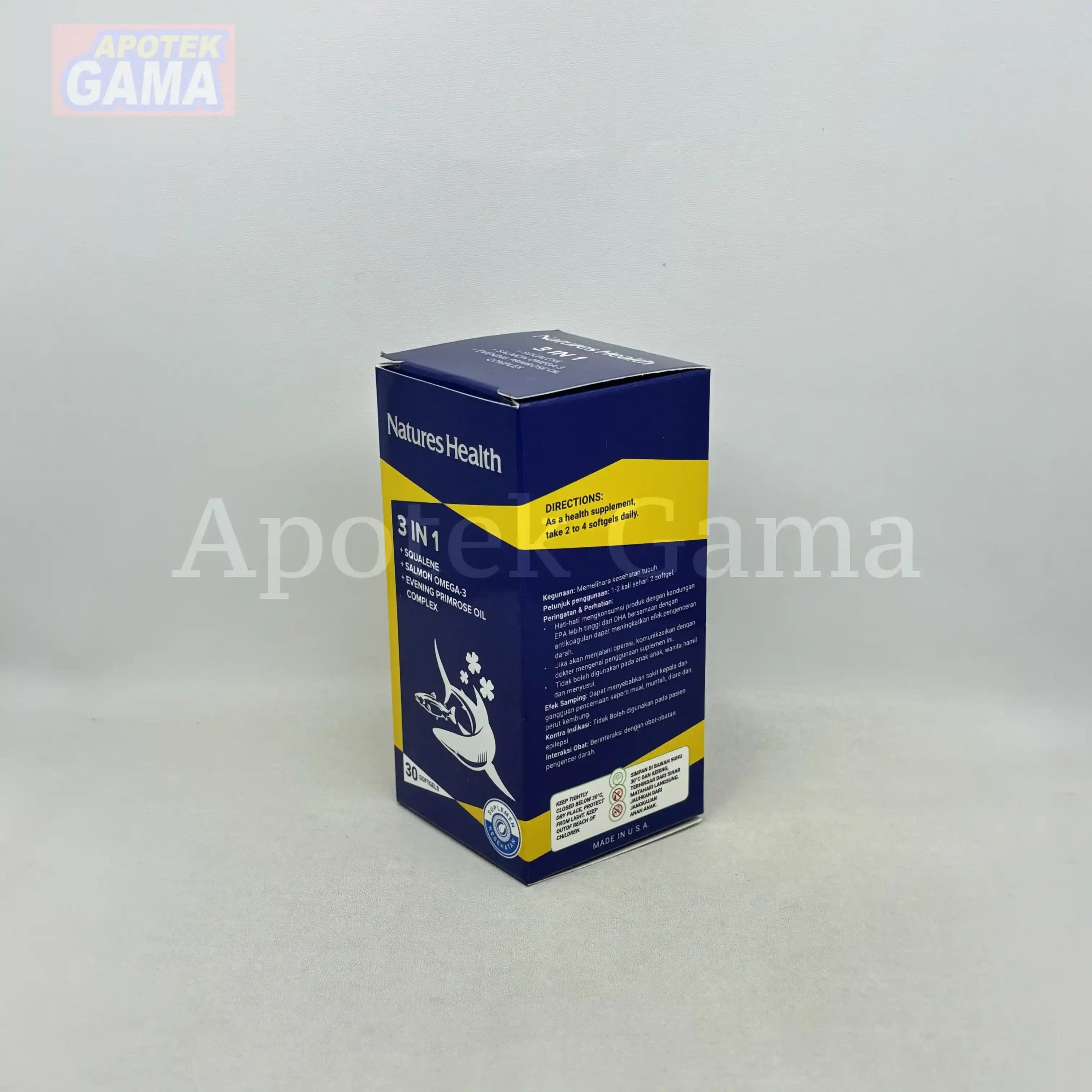 NATURES HEALTH SQUALENE +OMEGA+EPO 30S 2