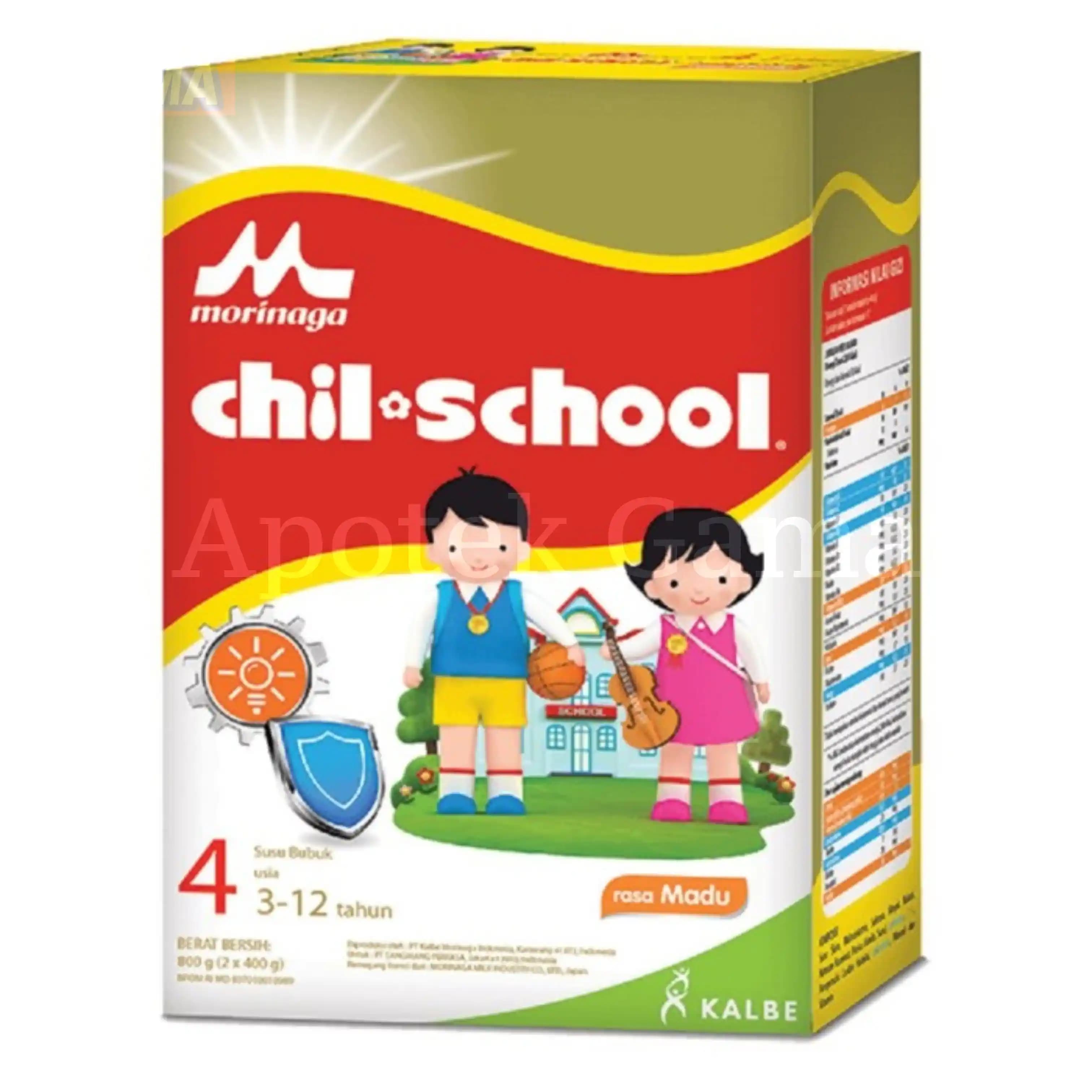 MORINAGA CHIL SCHOOL GOLD MADU 2X400 GR