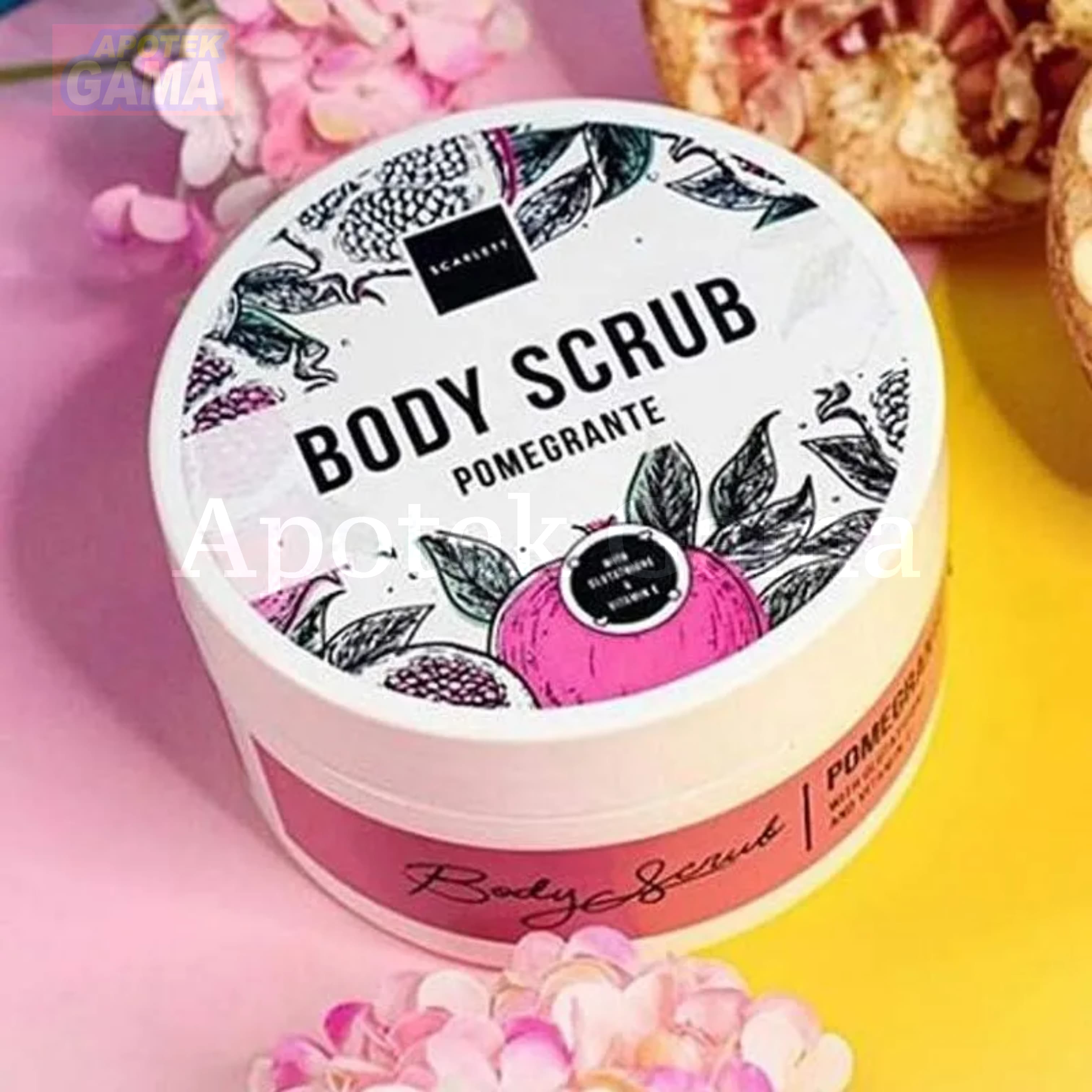 SCARLETT BODY SCRUB POMEGRANTE  2