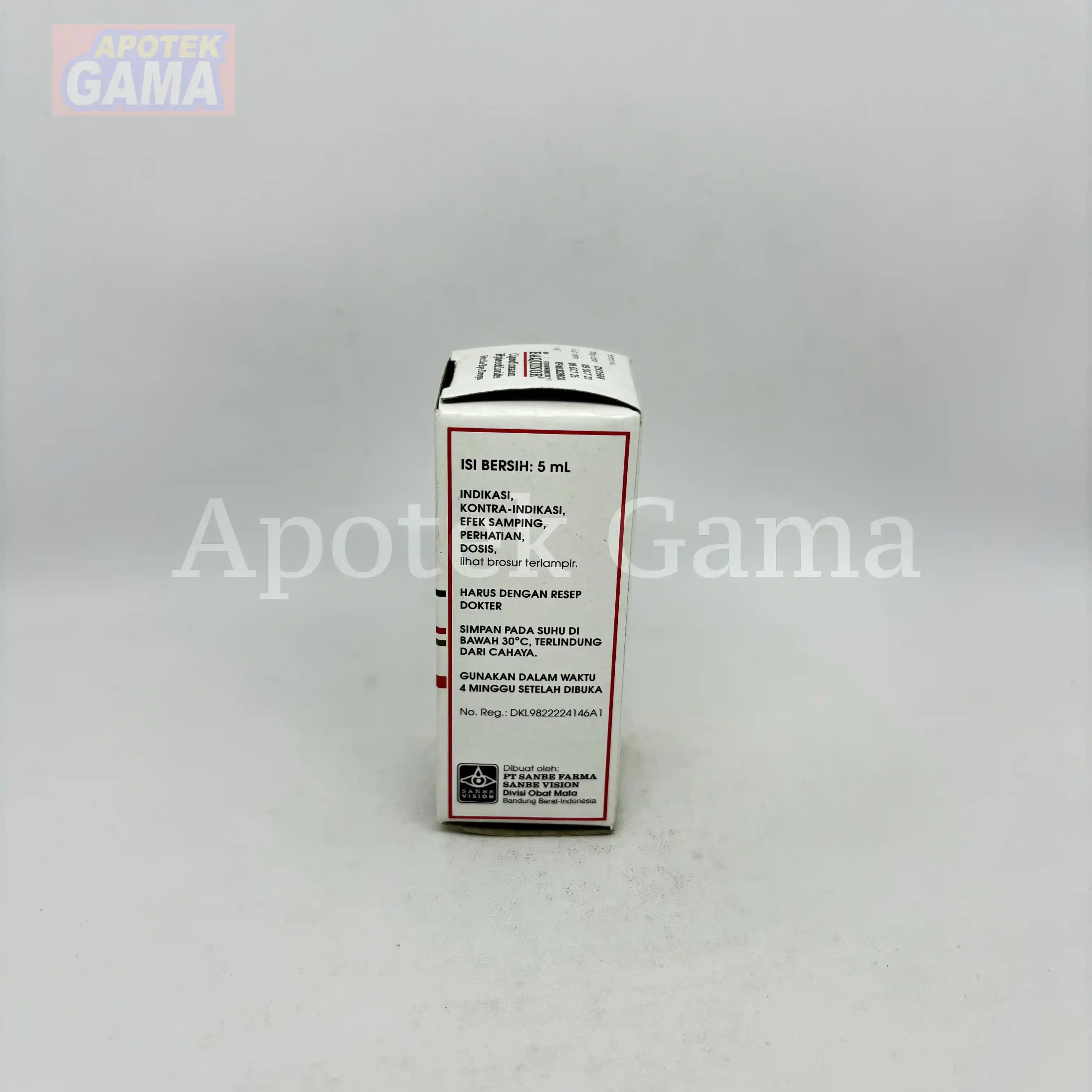 BAQUINOR EYE DROP 5 ML