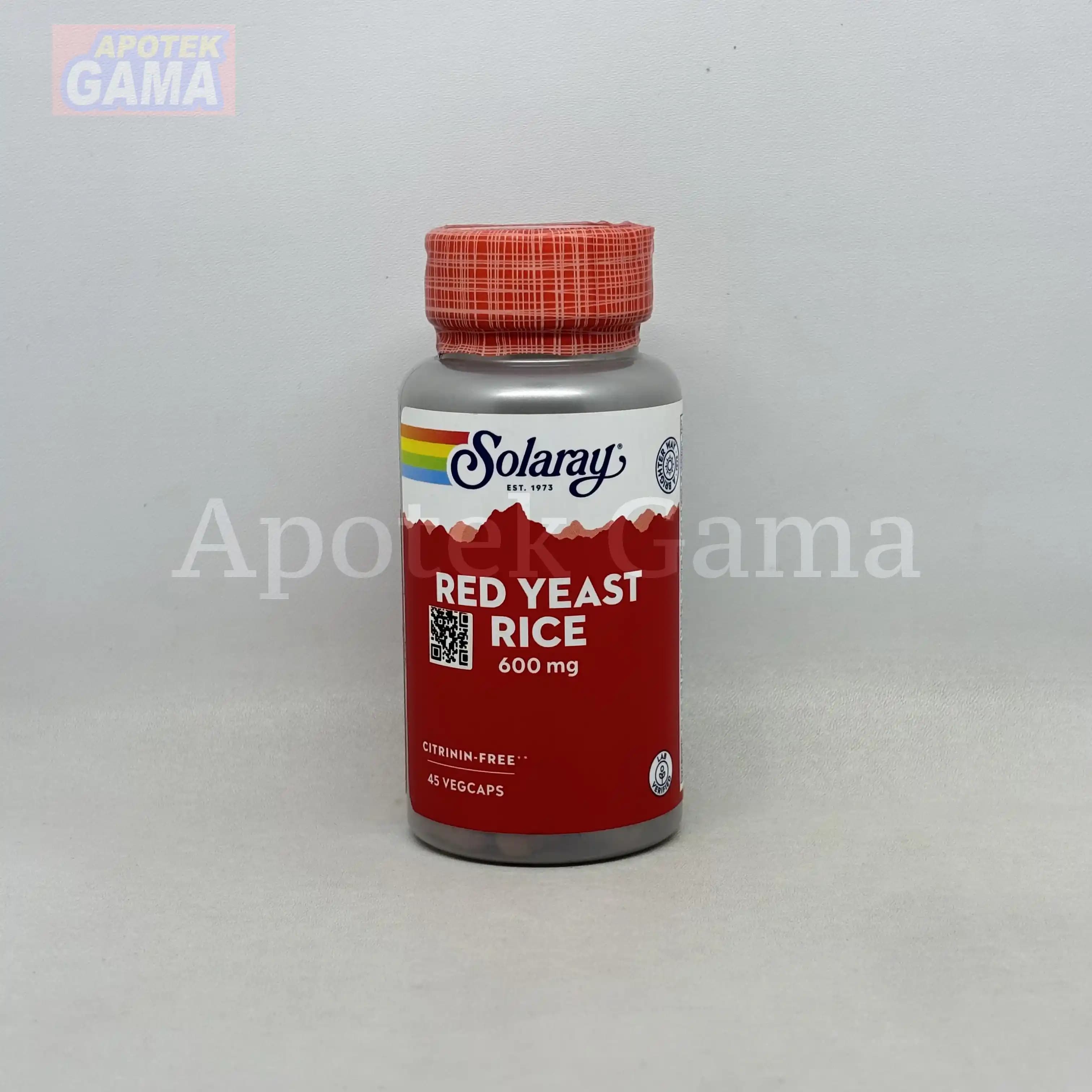 SOLARAY RED YEAST 600 MG 45 S 4