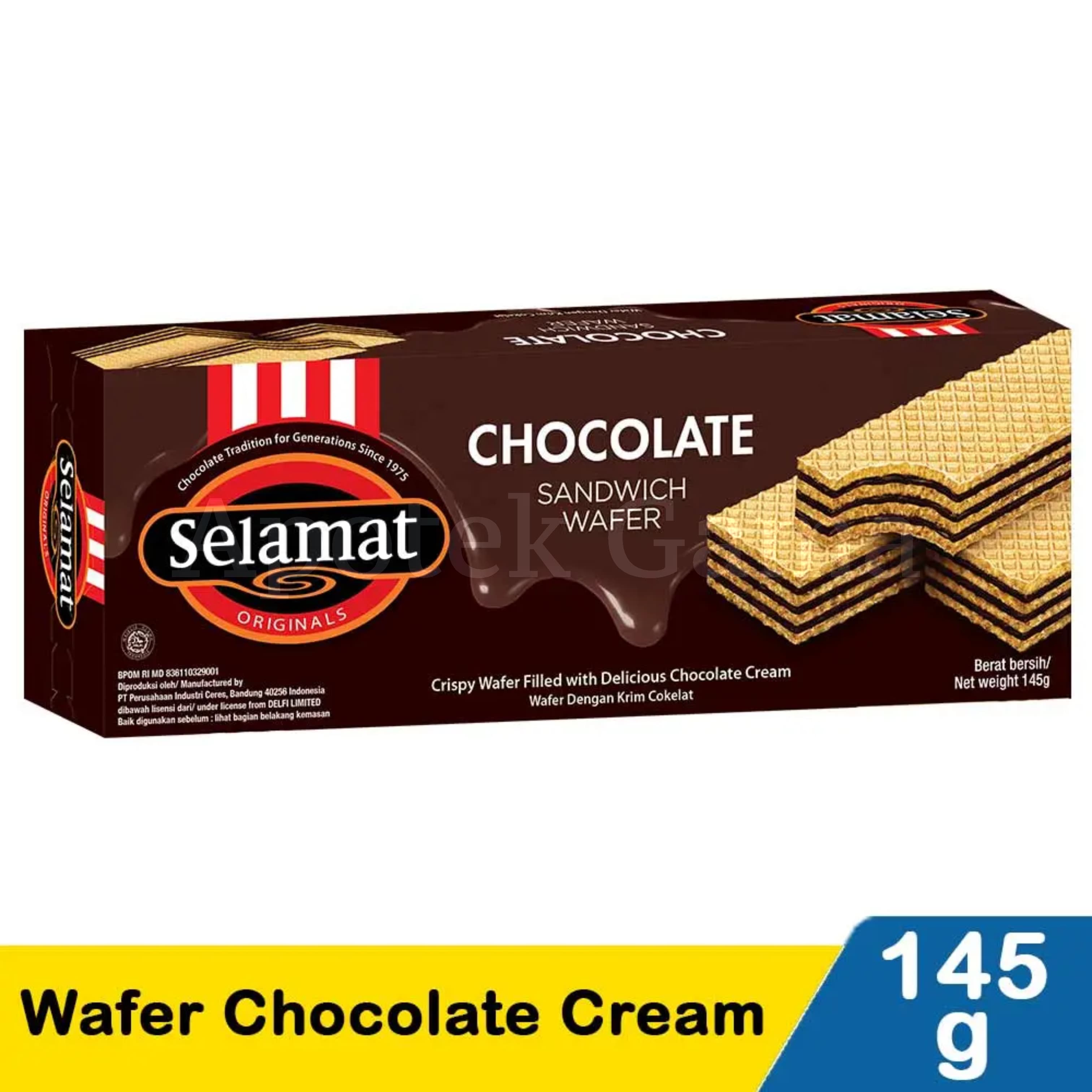 SELAMAT WAFER CHOCO 145G 2