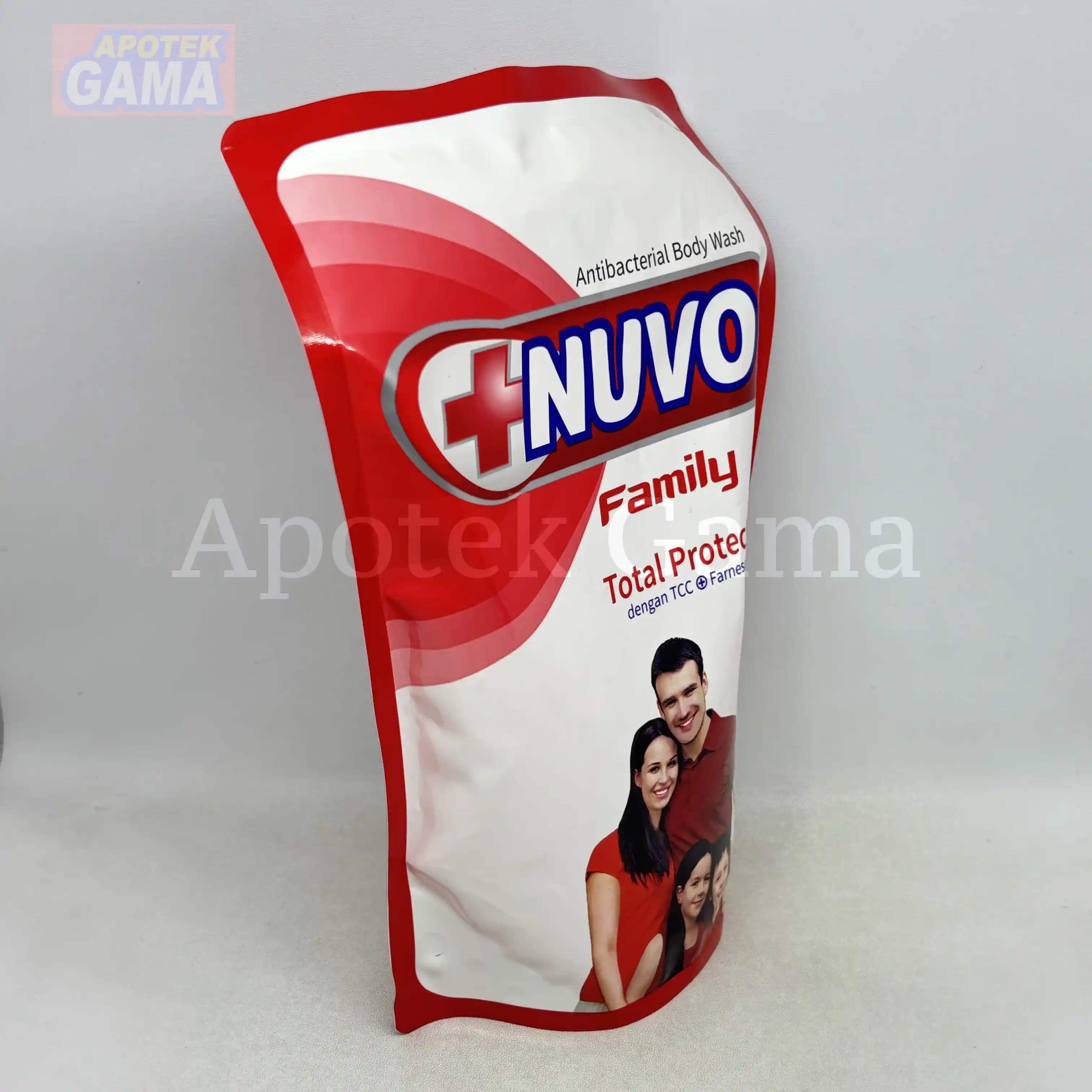 NUVO FAMILY LIQUID SOAP MERAH REFIL 450ML 5