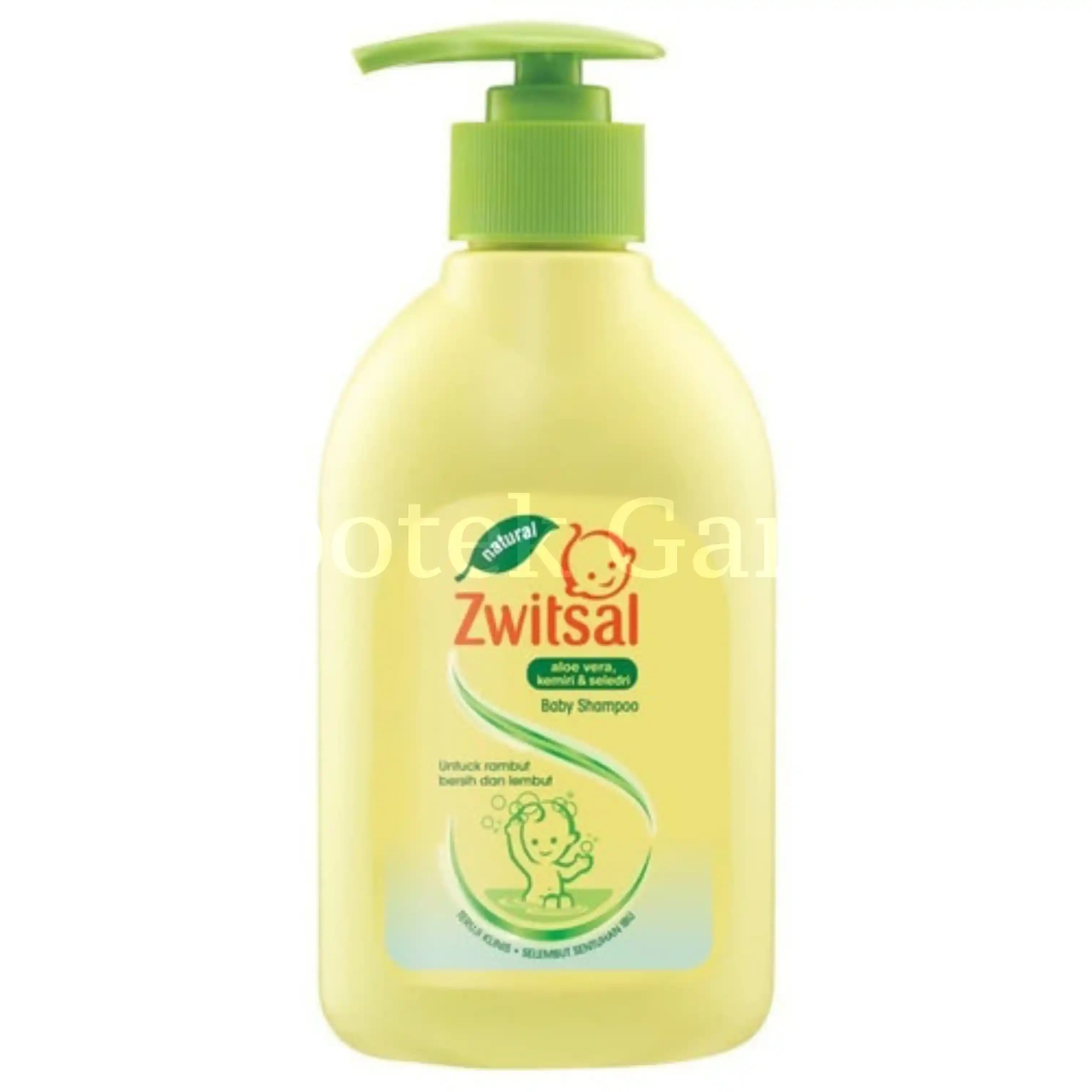 ZWITSAL BABY SHAMPO NATURAL ALOE VERA KEMIRI & SELEDRI 250 ML 2