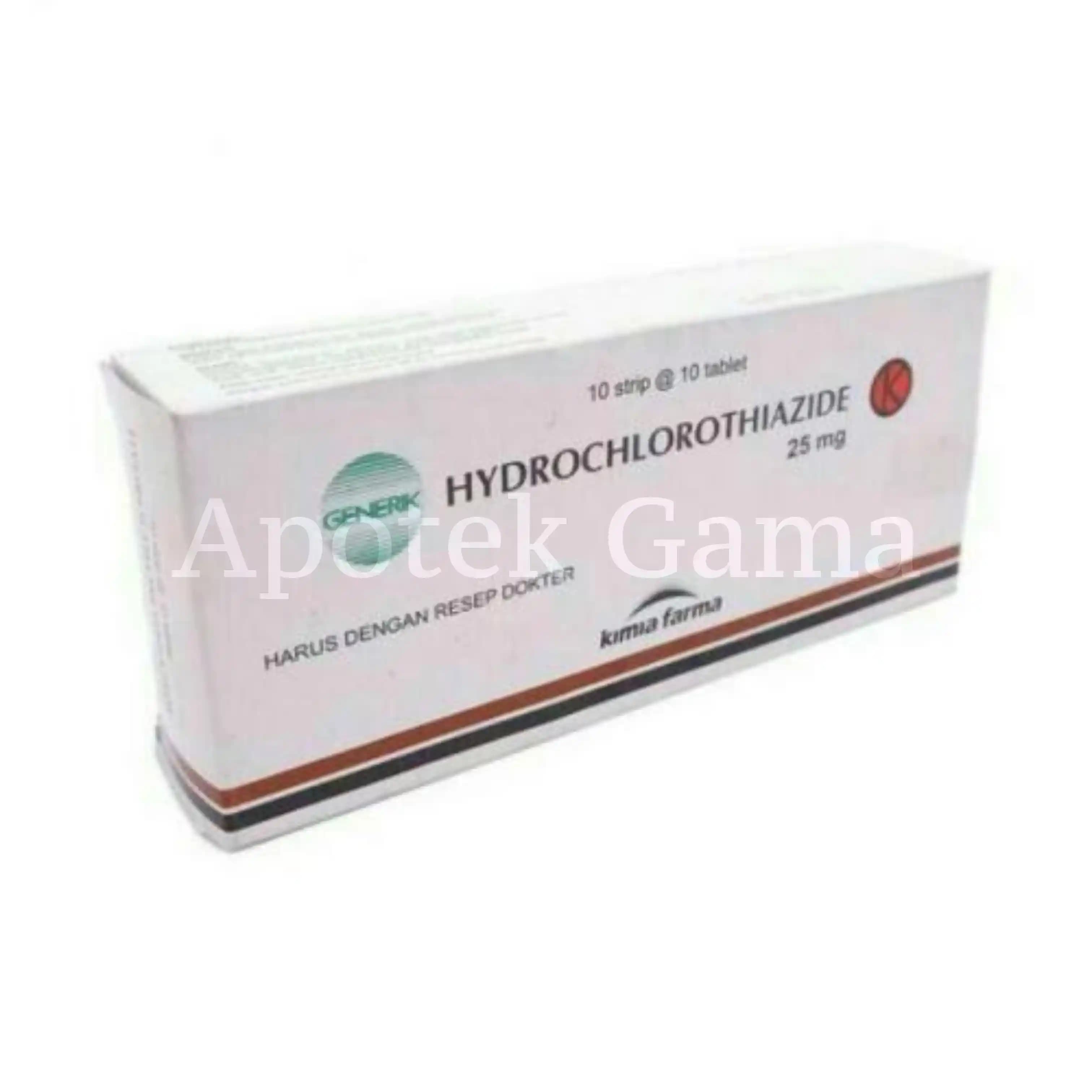 HCT.HYDROCHLOROTHIAZIDE 25 NG (GEN.LOS) 2