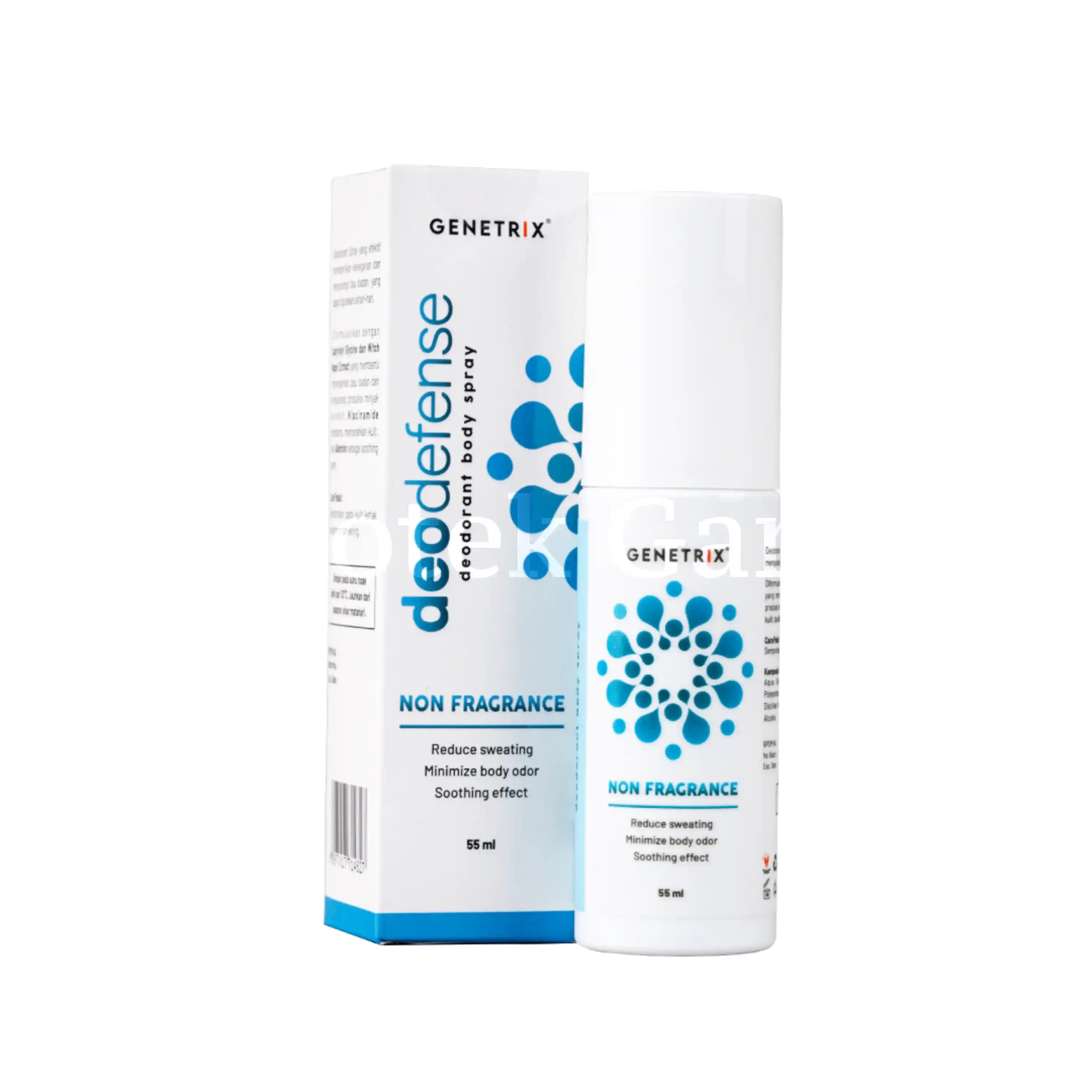GENETRIX DEODEFENSE NON FRAGRANCE 55ML