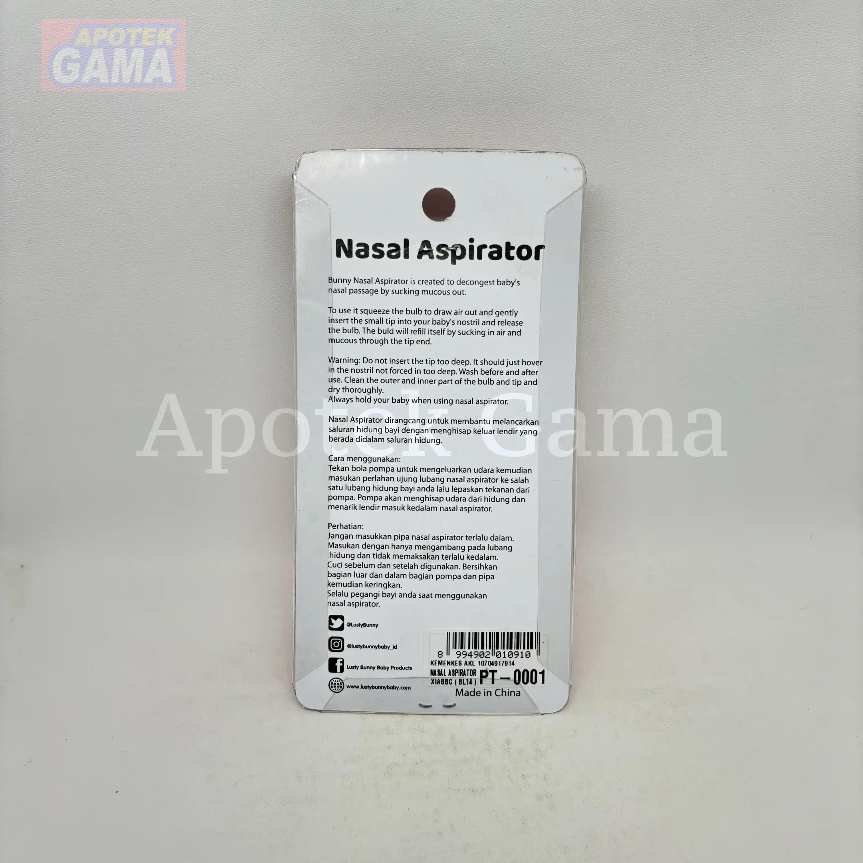 BUNNY NASAL ASPIRATOR 5