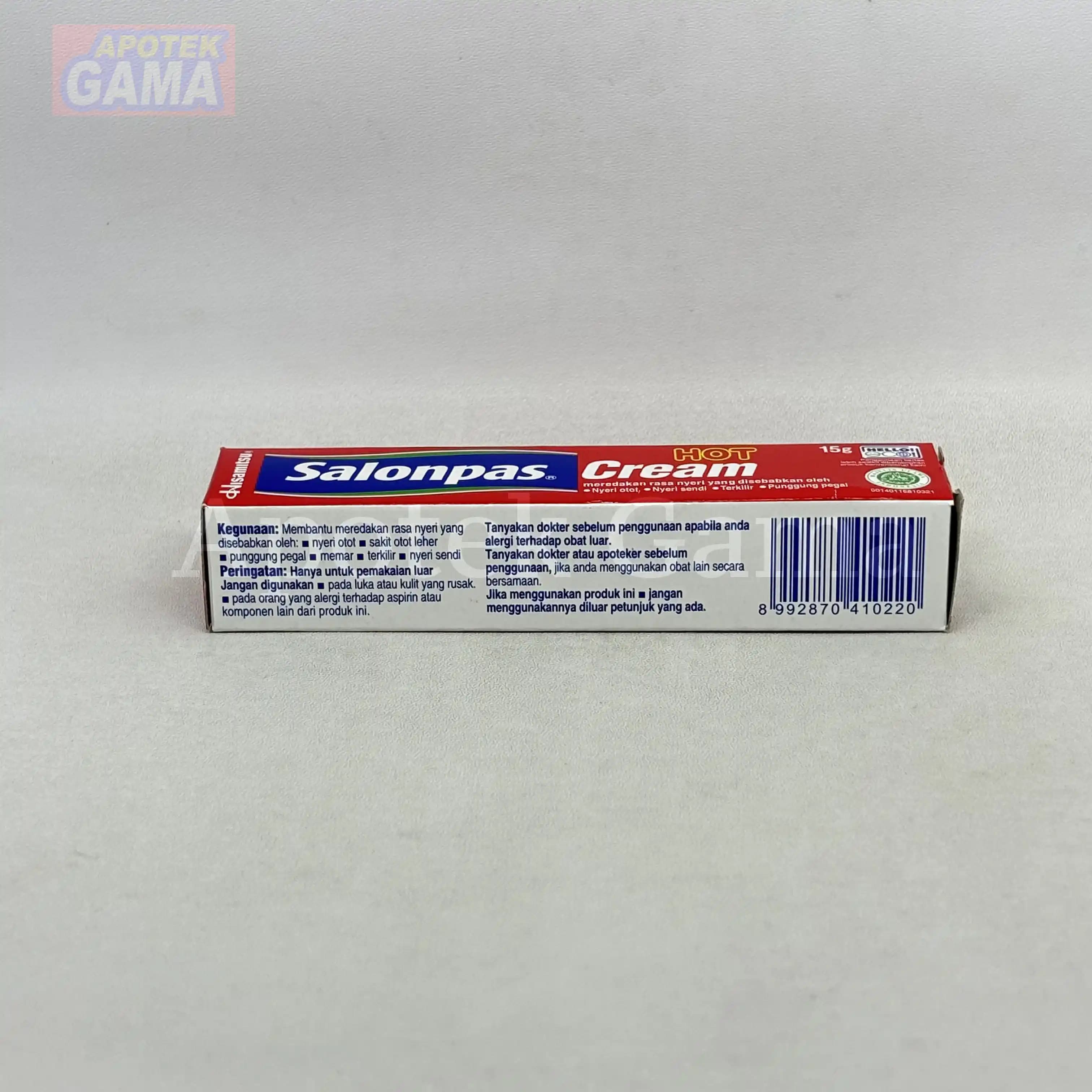 SALONPAS CREAM HOT 15G 4