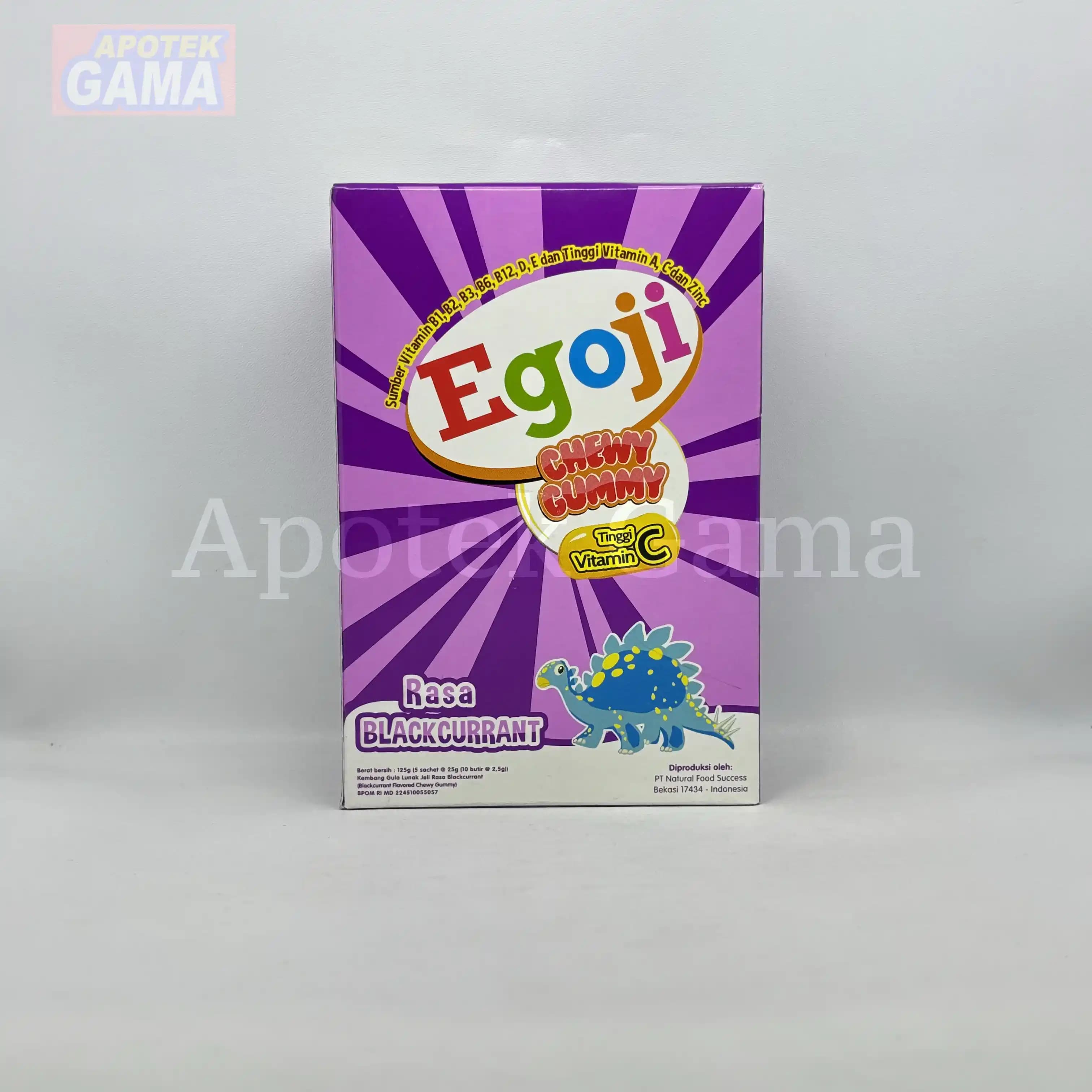 EGOJI CHEWY GUMMY BLACKCURRANT 100G 4